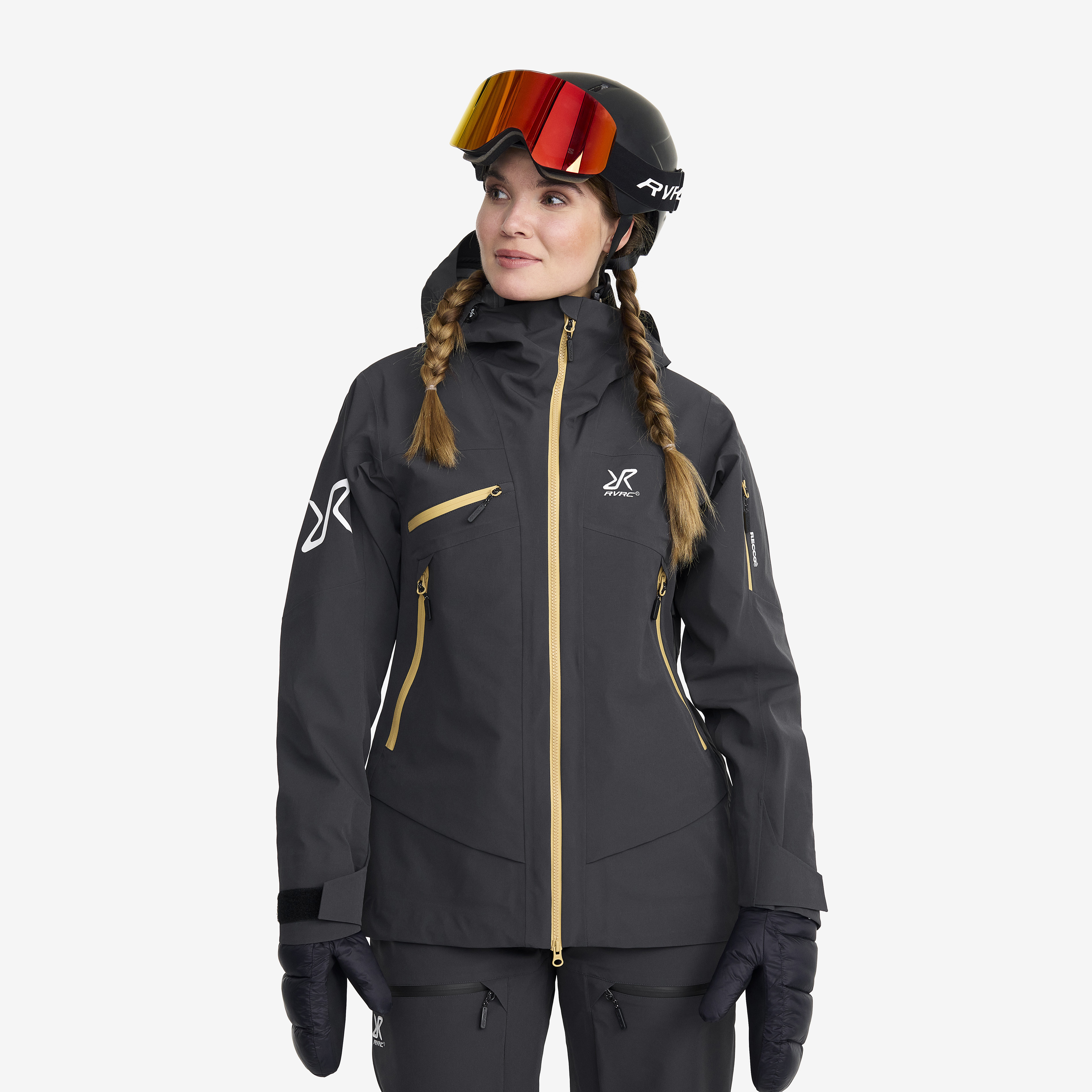 Atlas 3L Ski Jacket Anthracite Women