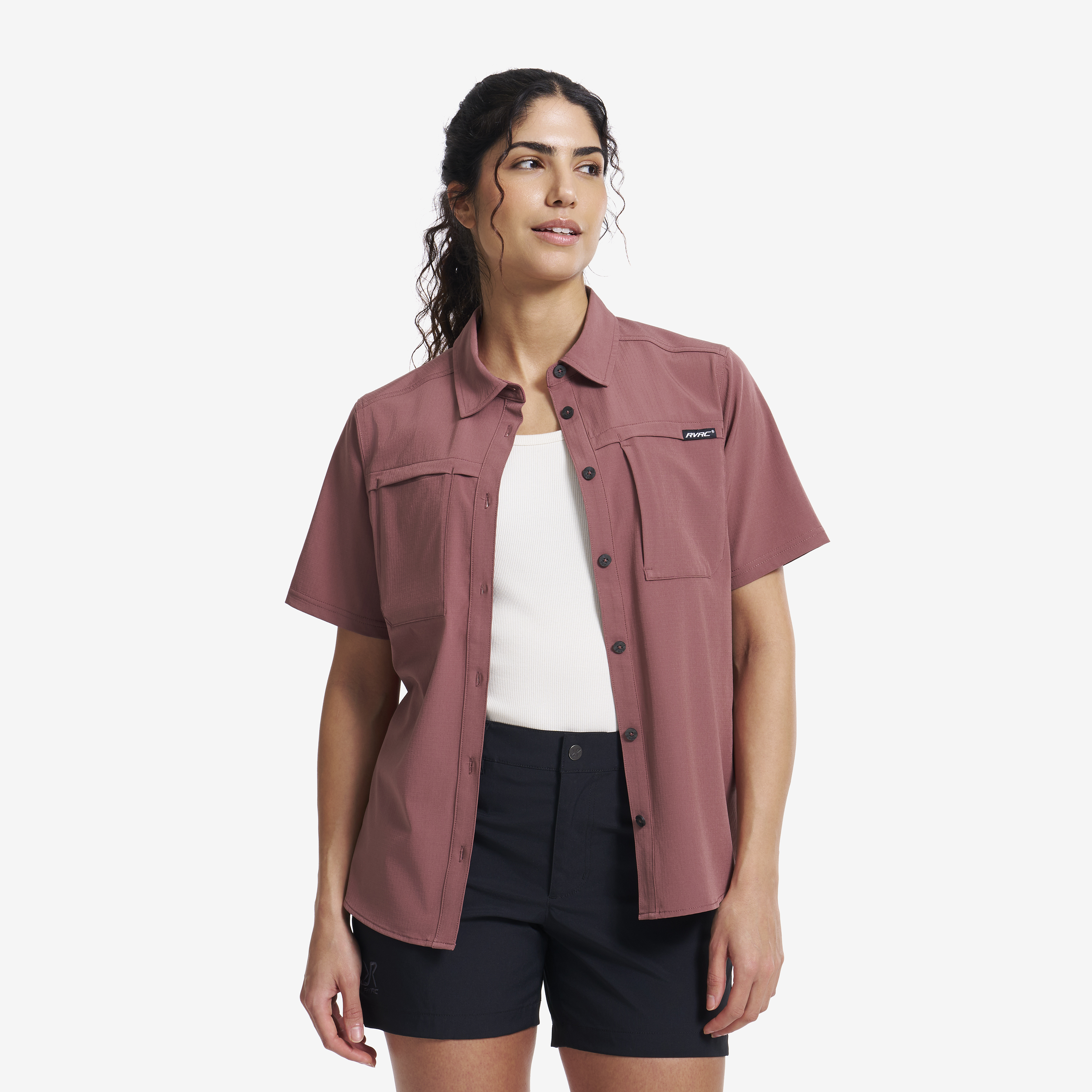 Gradient Pro UV Short Sleeve Shirt Dame Vintage Rose, Størrelse:2XL - Dame > Overdele > Skjorter