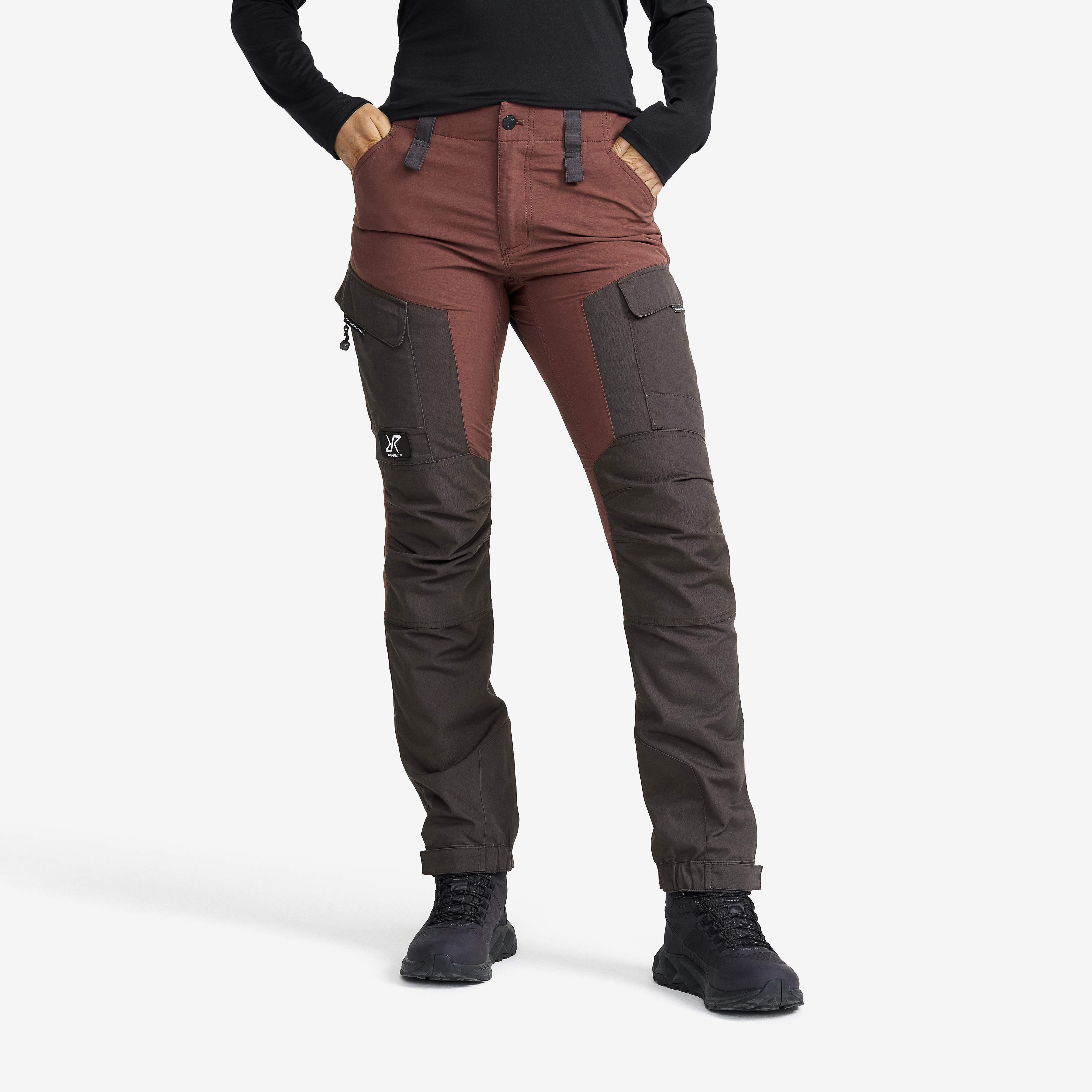 RVRC GP Pants Dam Espresso /Brown Stone, :L