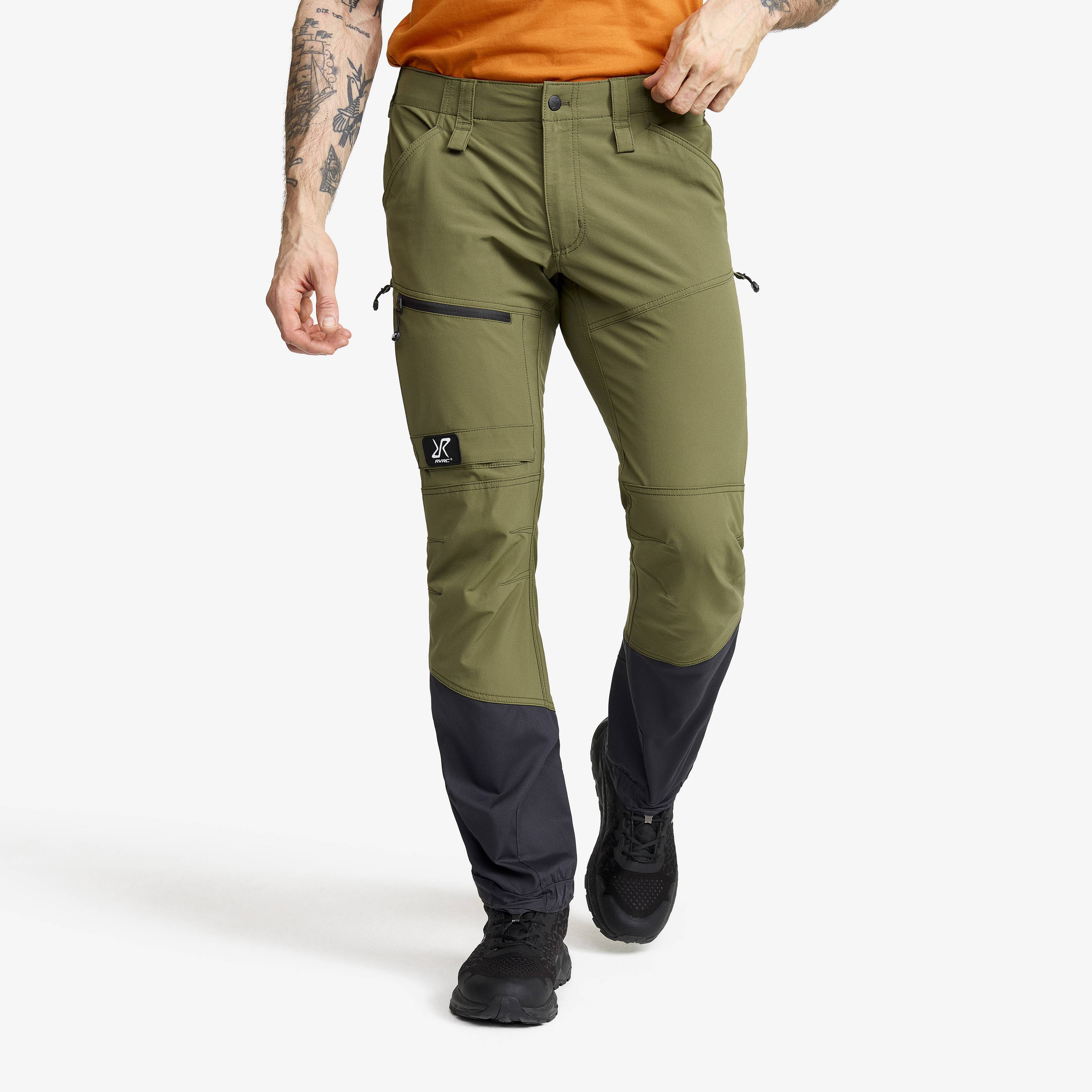 Range Pro Stretch Pants Burnt Olive/Anthracite Herren,