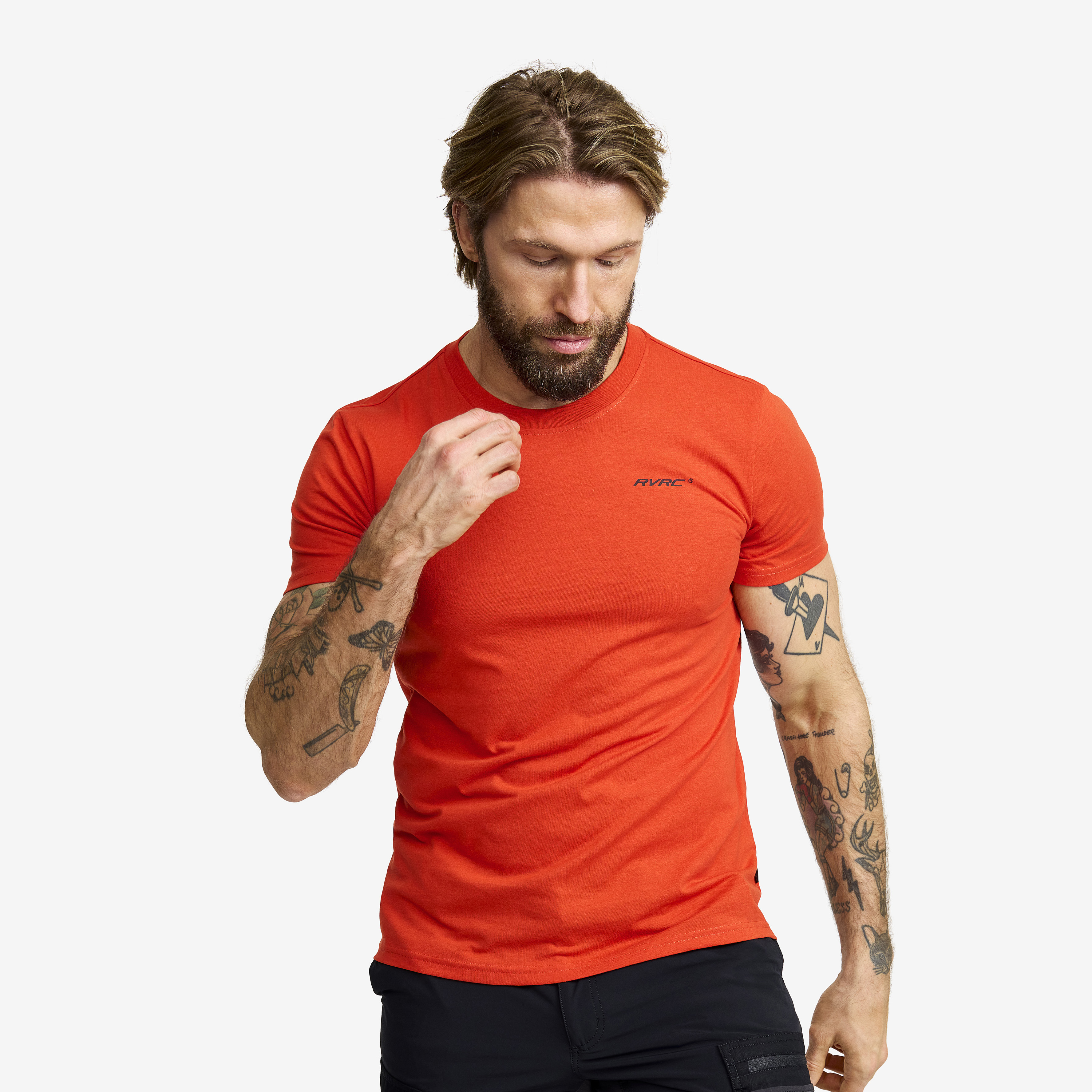 Easy T-shirt Slim Fit Pureed Pumpkin Herren