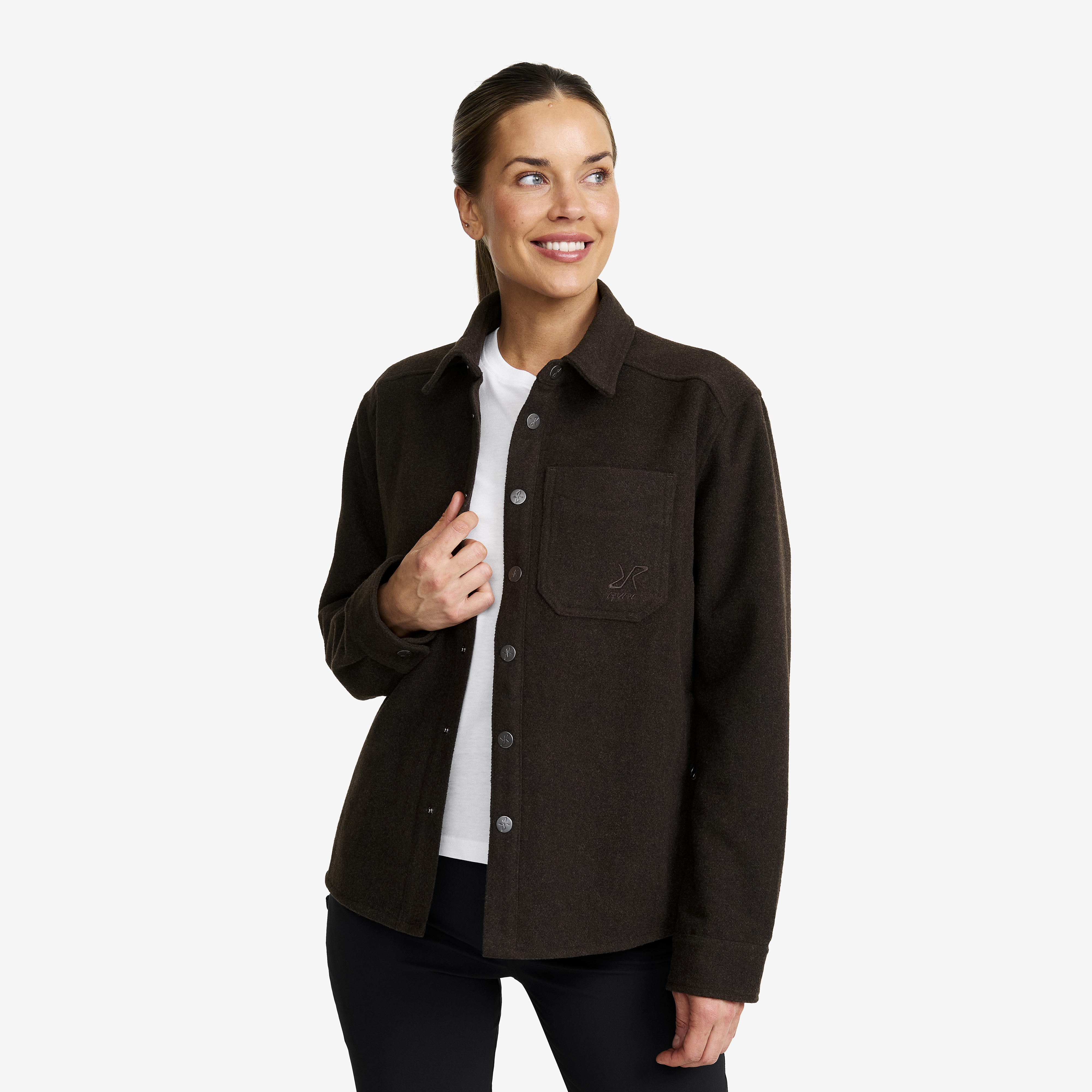 Highland Warm Overshirt Espresso Dame,