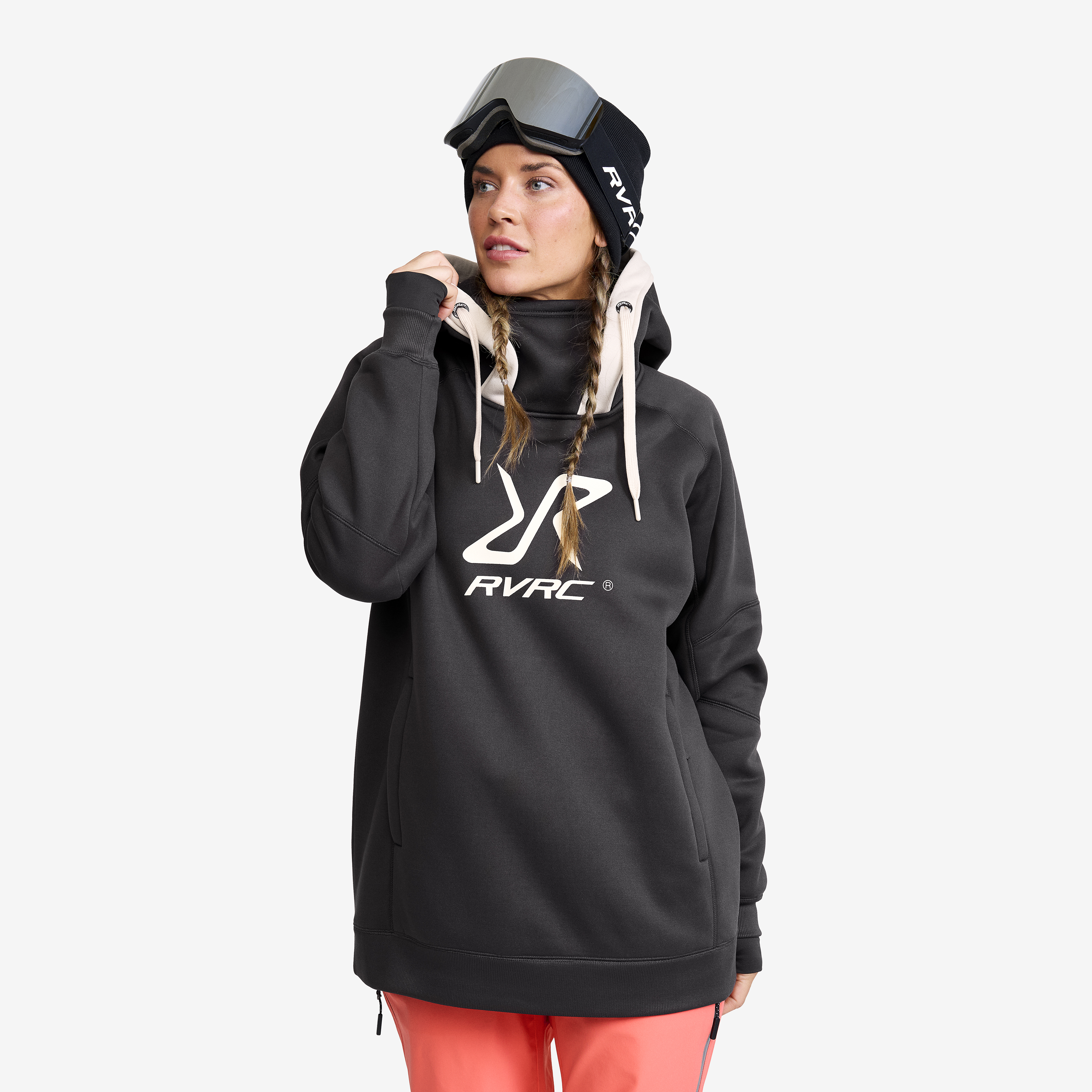 Camber Hoodie Anthracite Dame