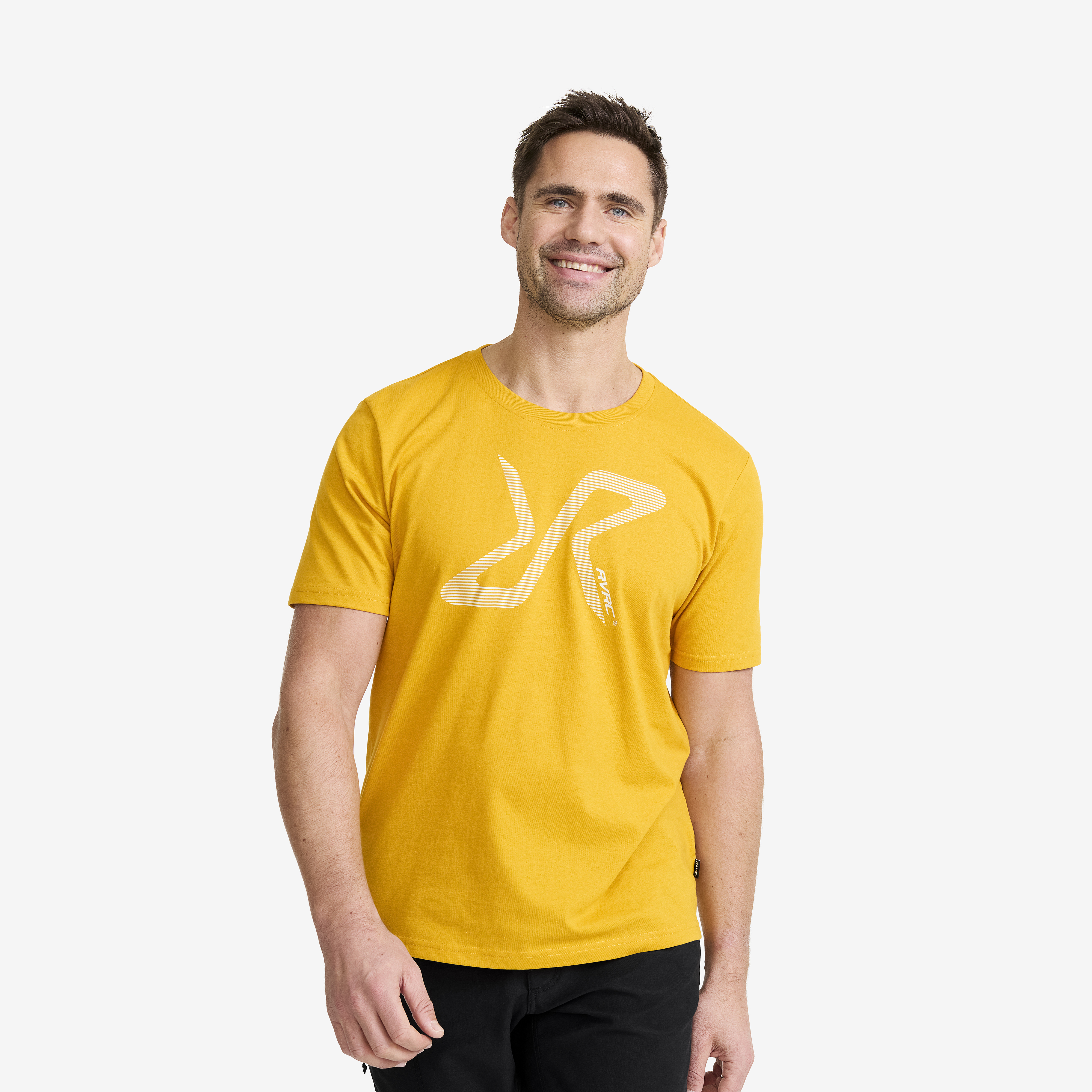 Easy Graphic Logo T-Shirt Herre Nugget Gold