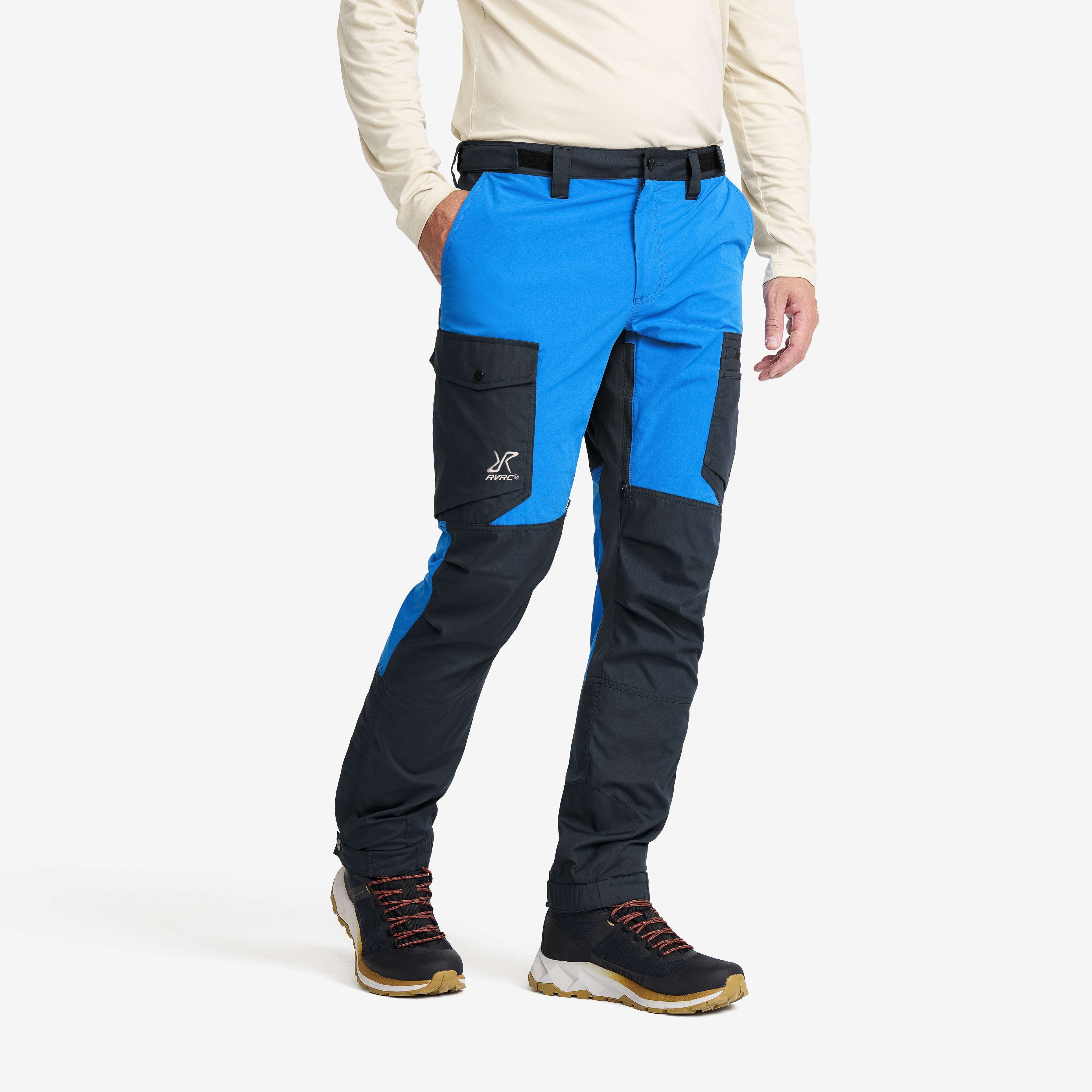 RevolutionRace Rambler Lightweight Pro Pants voor Heren, Lichtgewicht Outdoor- en Wandelbroek, Anthracite/Black, L