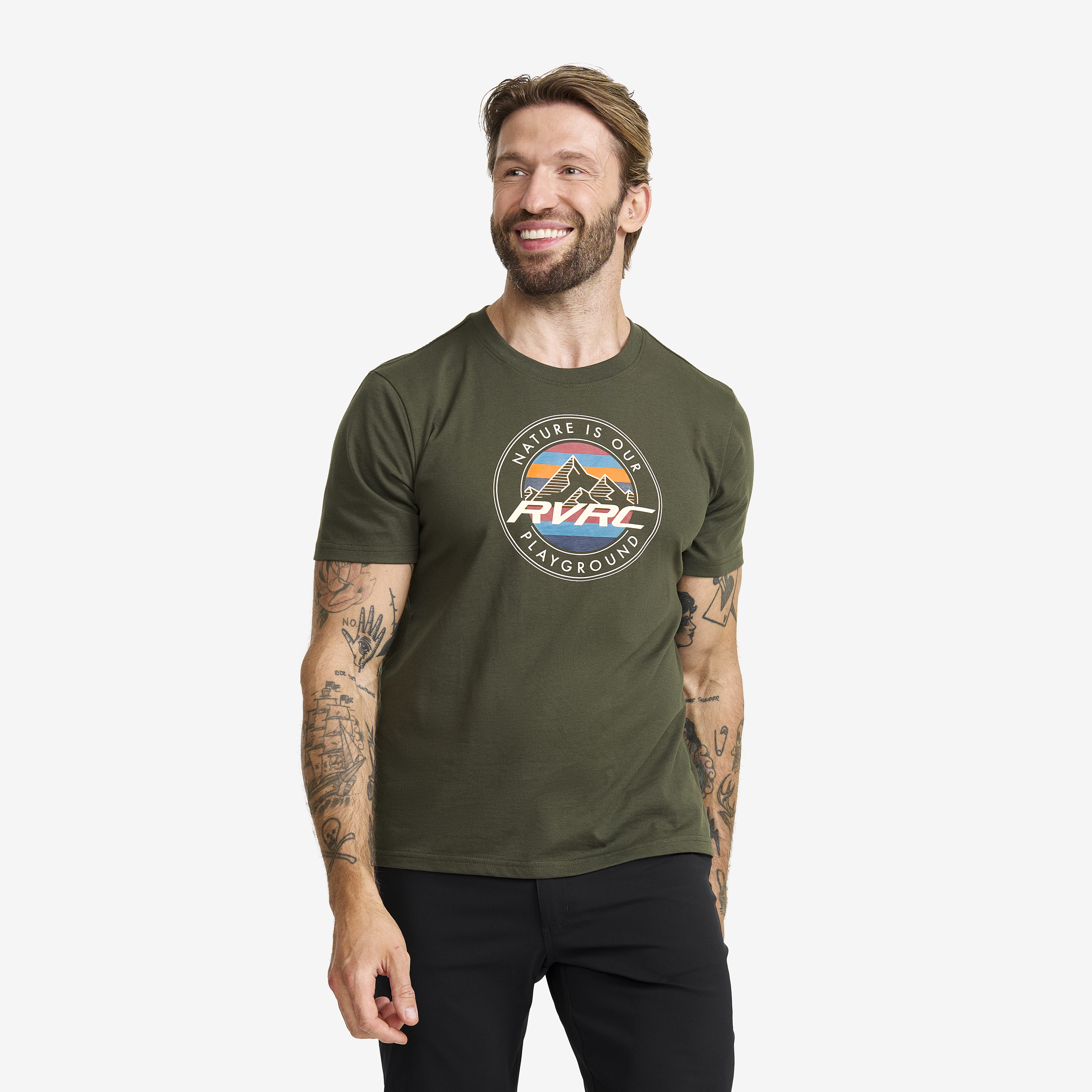 Easy Graphic T-shirt Forest Night Męskie,