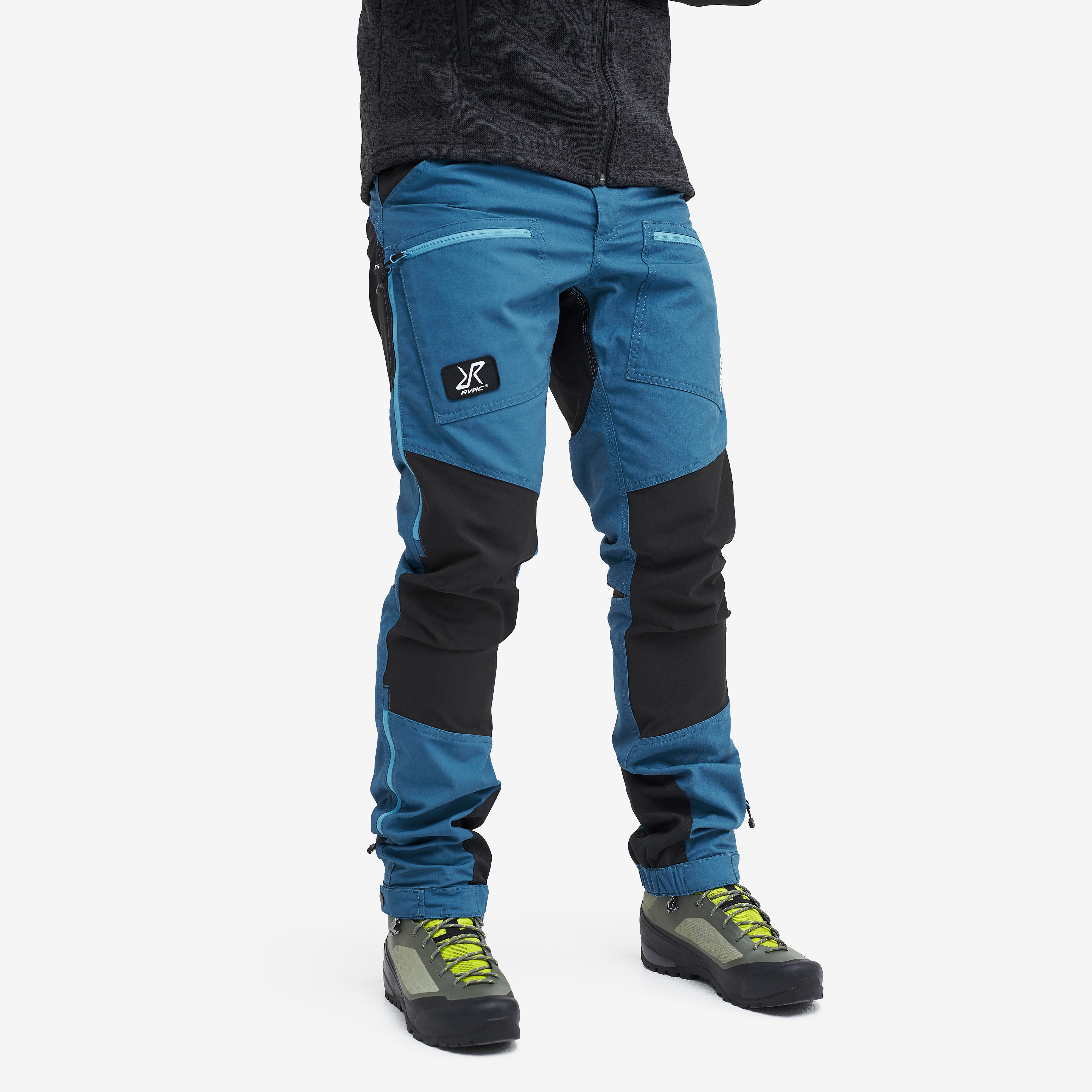 Nordwand Pro Rescue hiking pants for men in blue