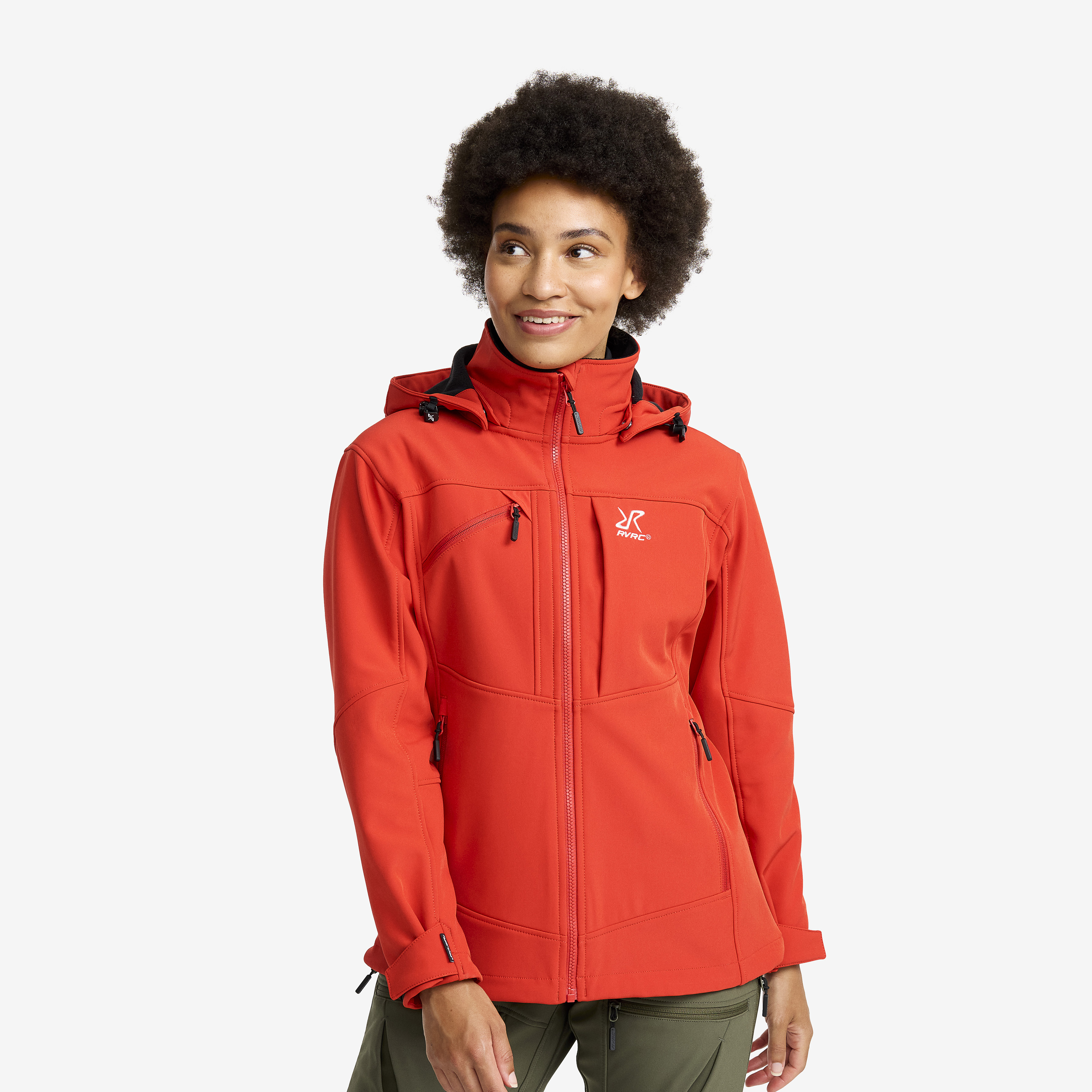 Hiball Softshell Jacket Naiset Aurora Red Koko:2XL – > Takit > Softshell-takit