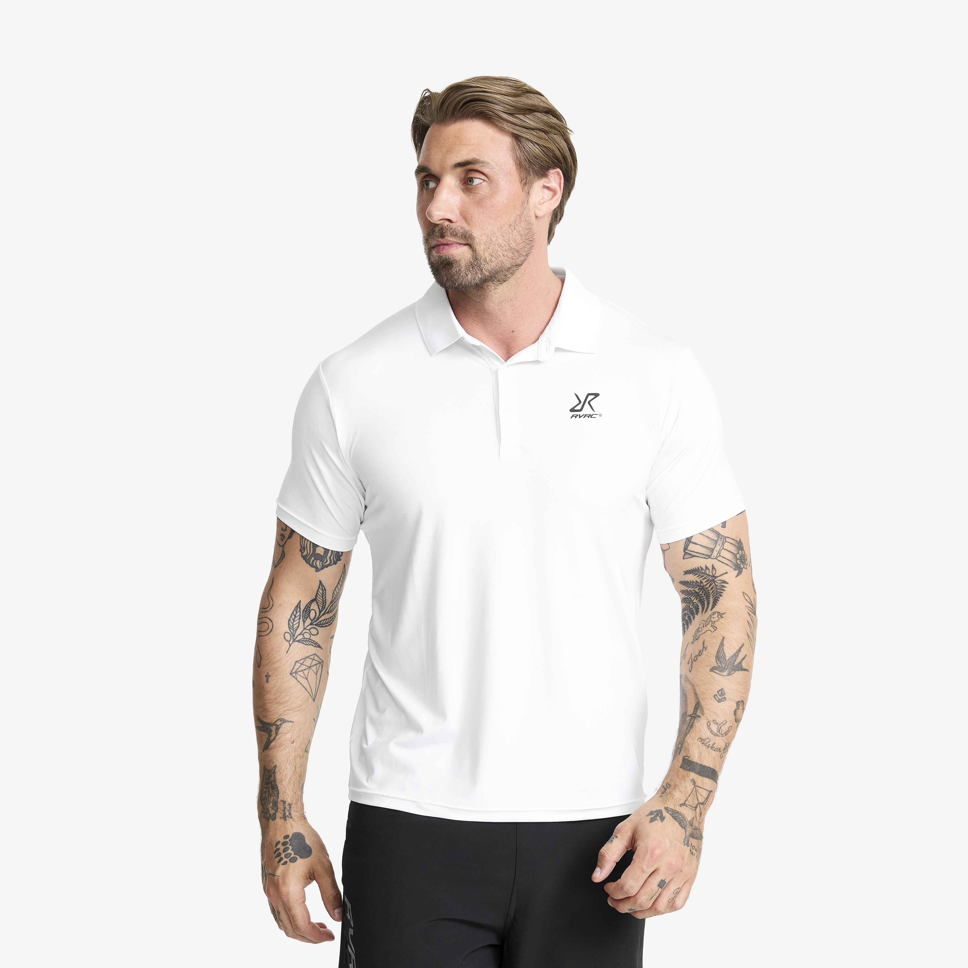 Stream Polo Shirt White Meestele, 
