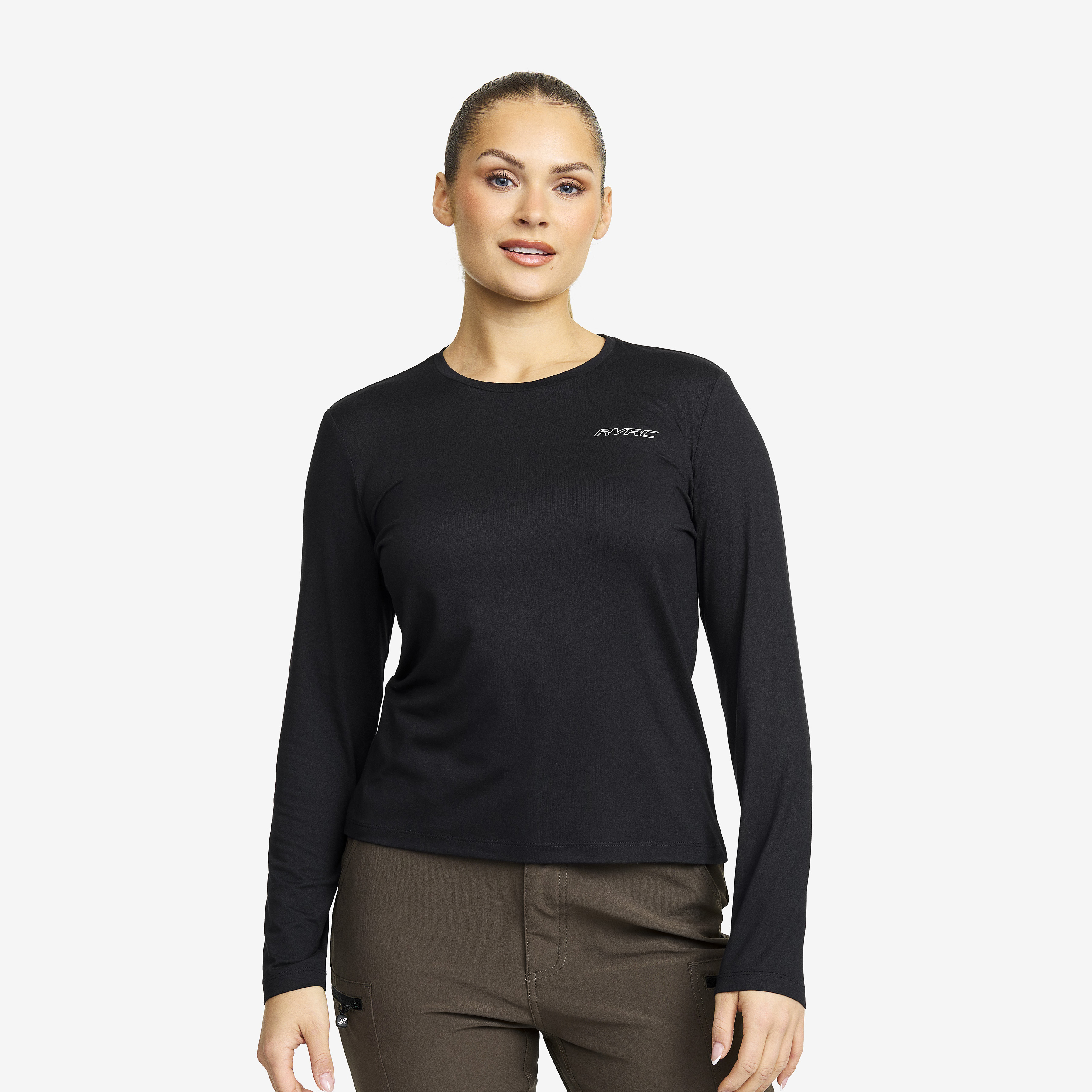 Mission Long-sleeved T-shirt Black Mujeres