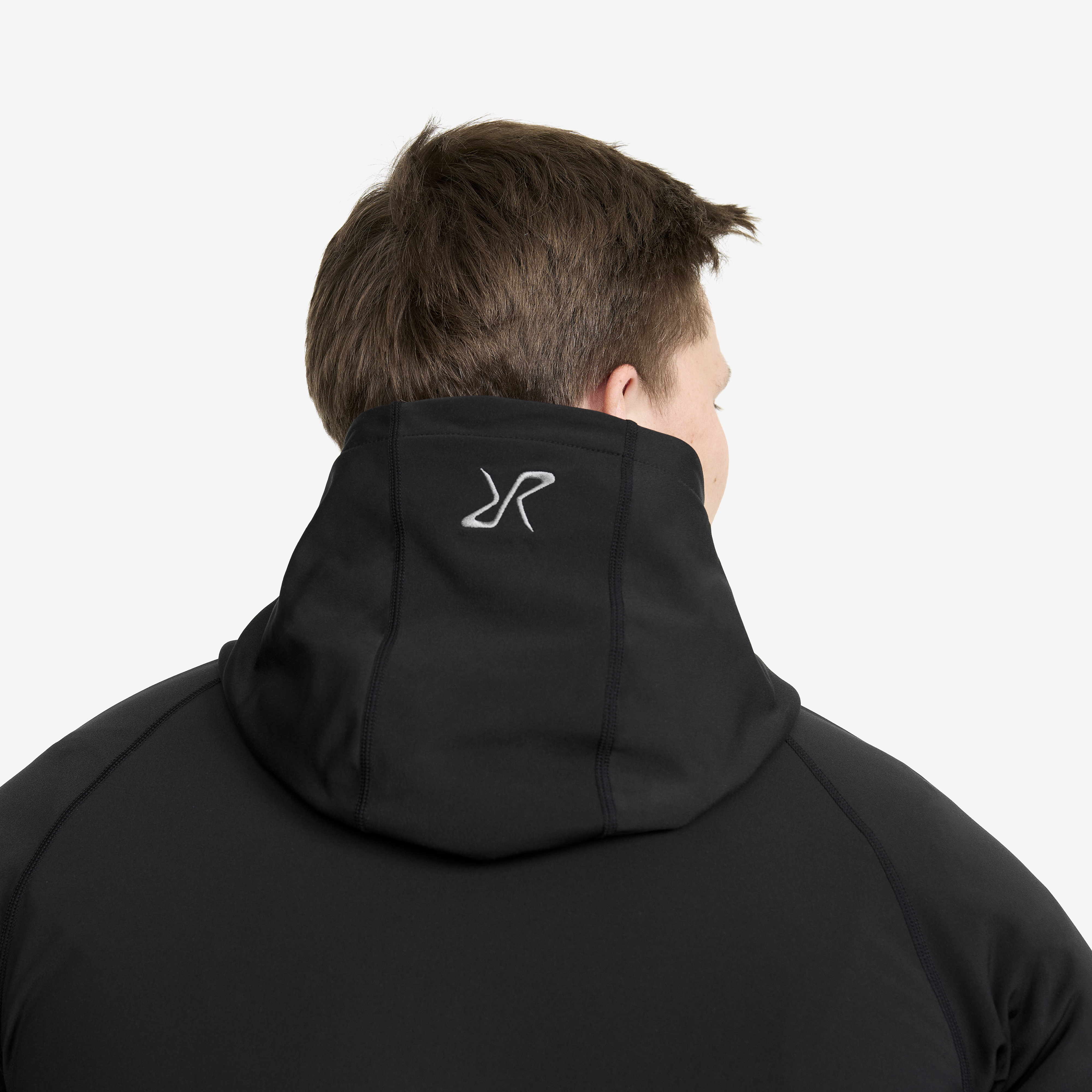 Evolution Light Stretch Fleece Hoodie Men Black | RevolutionRace