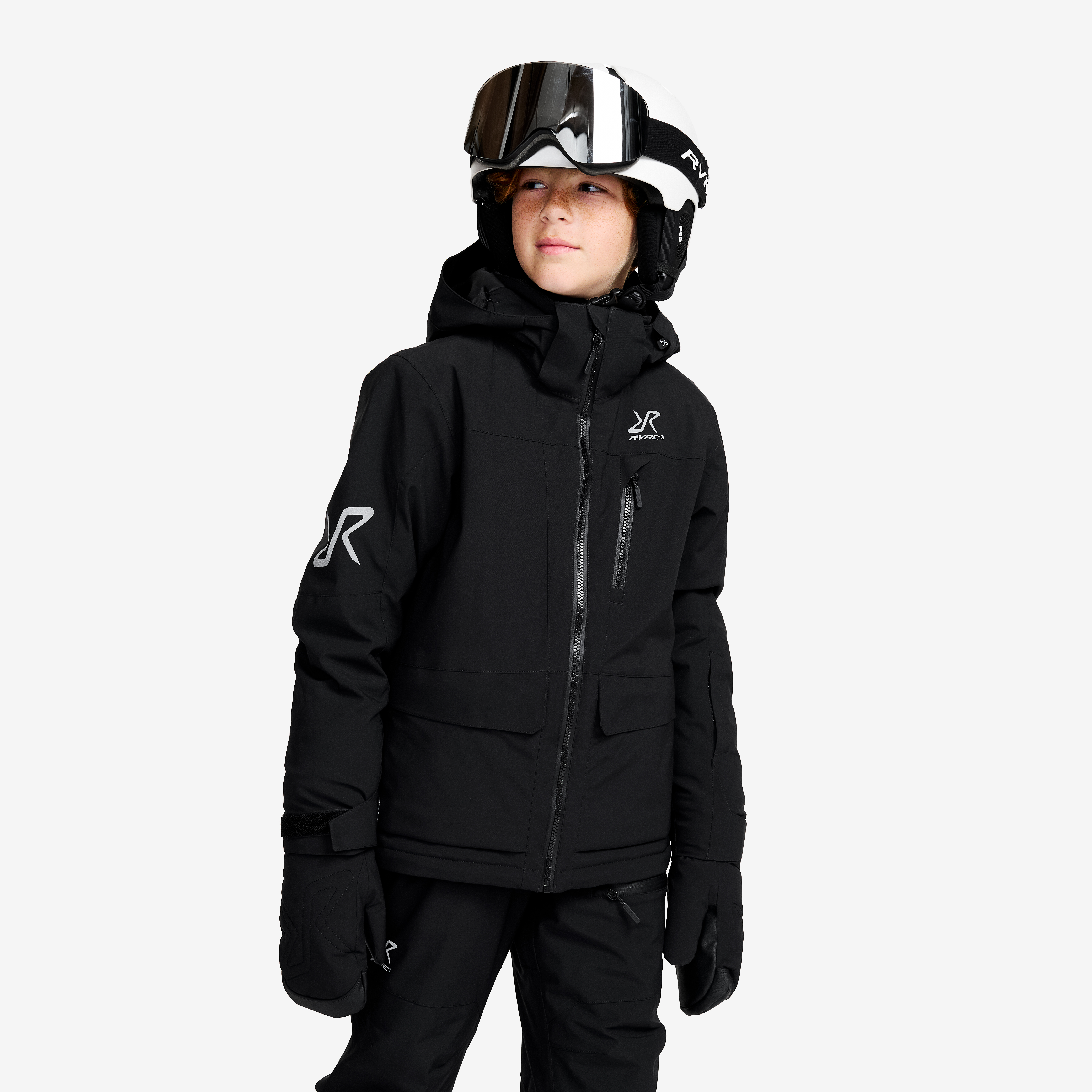 Halo 2L Insulated Ski Jacket Black Teens,