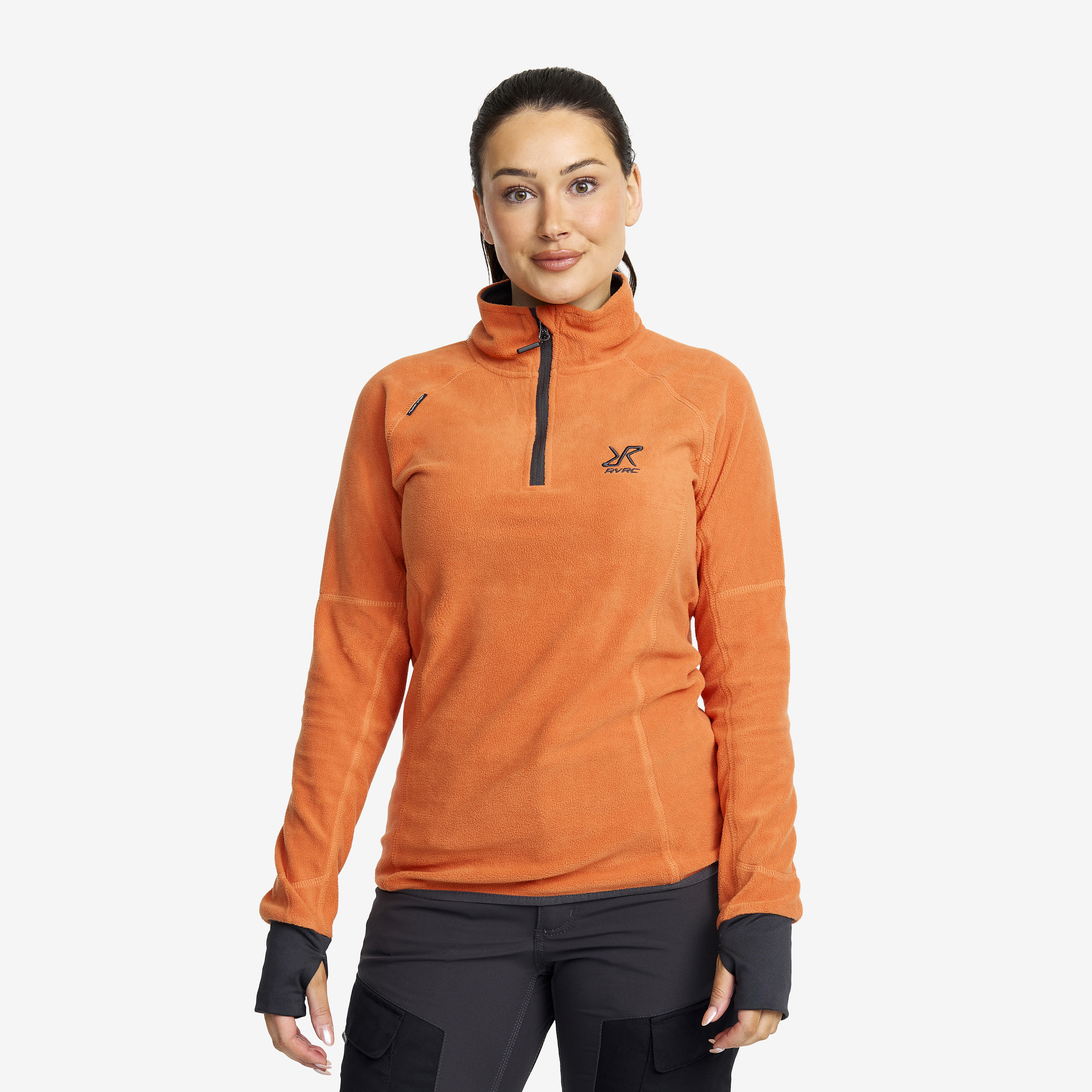 Trekker Fleece – Dam – Apricot Orange Storlek:S – Dam > Tröjor > Fleece