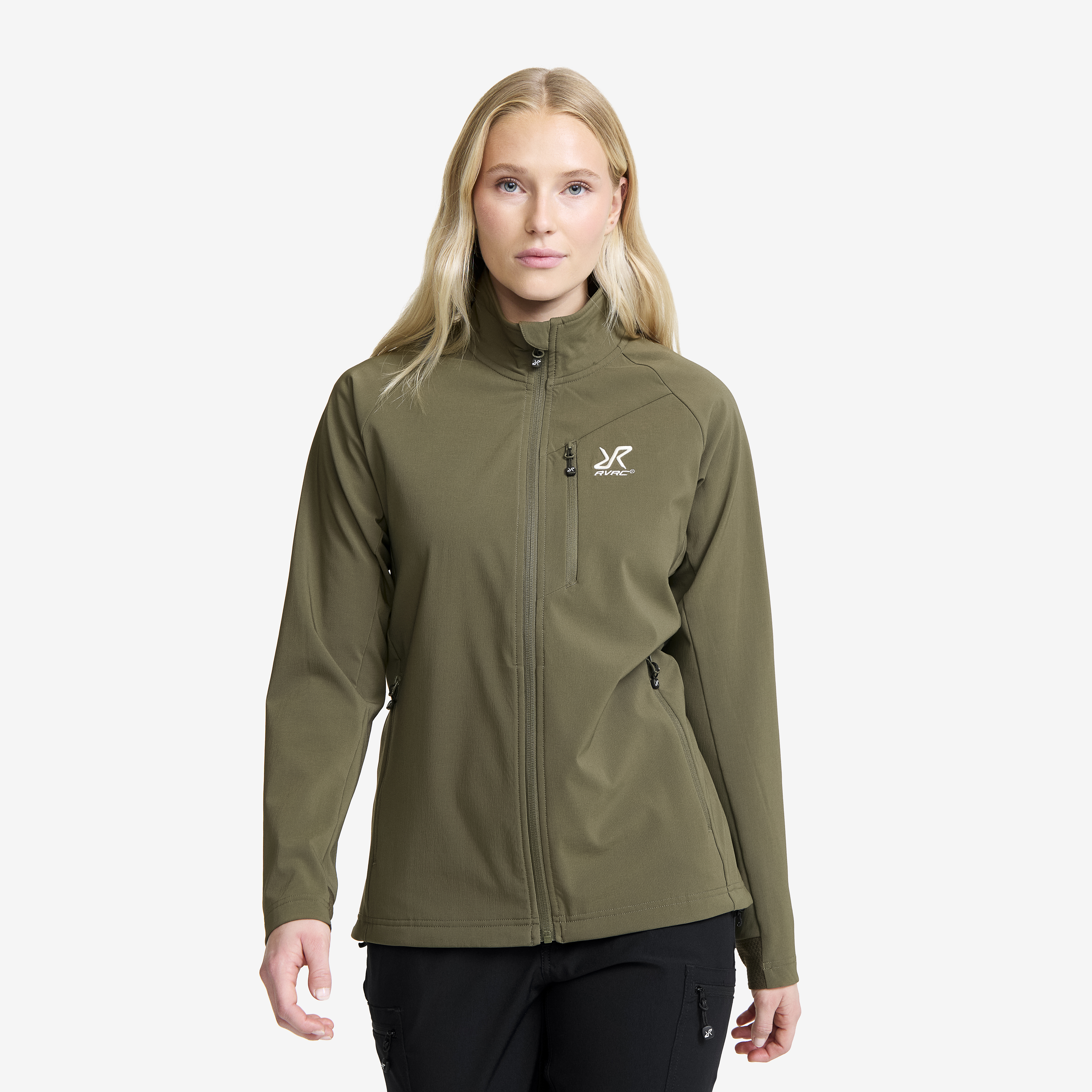Exciter Stretch Jacket för dam i grön färg