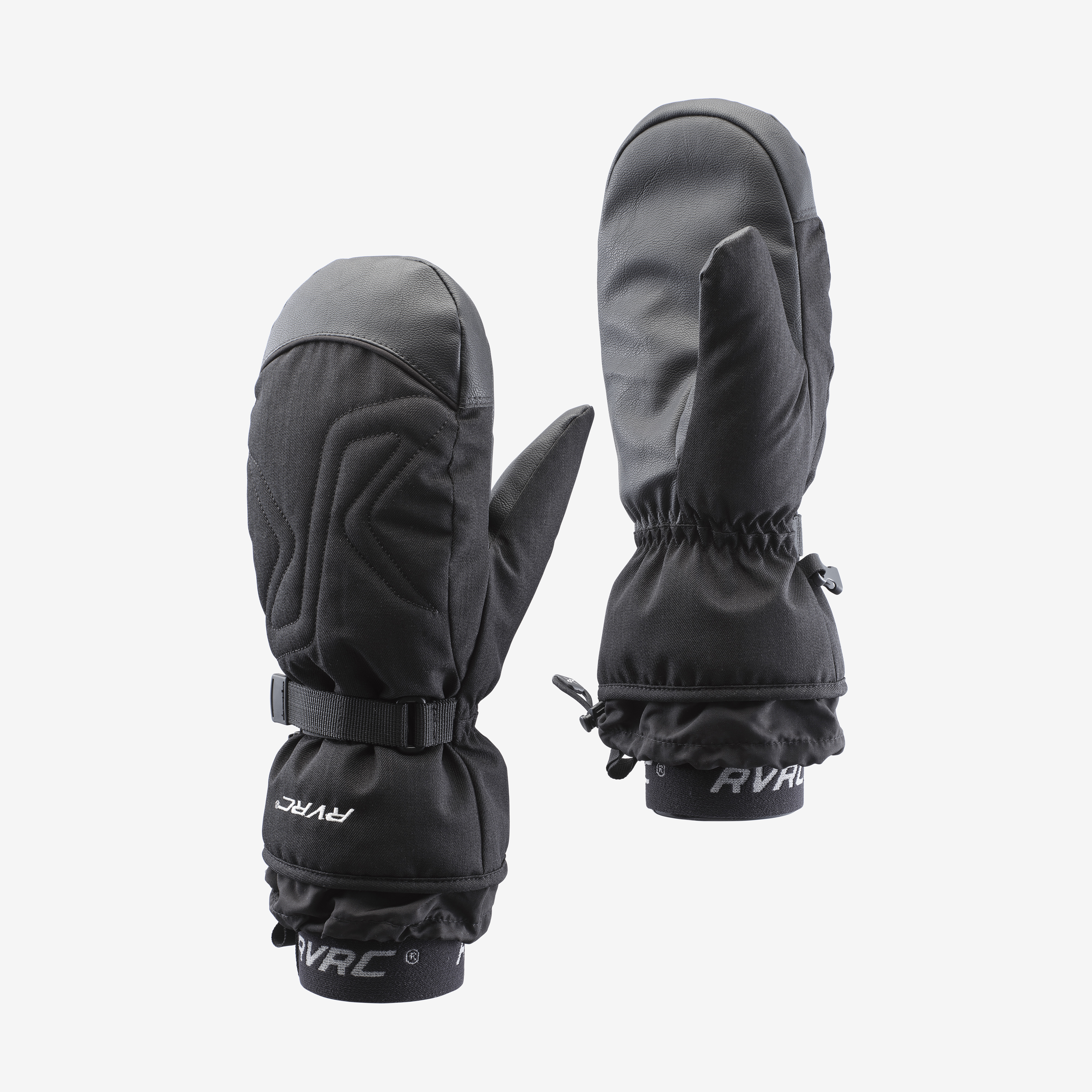 Cabin Ski Mitten Unisex Black, :G10