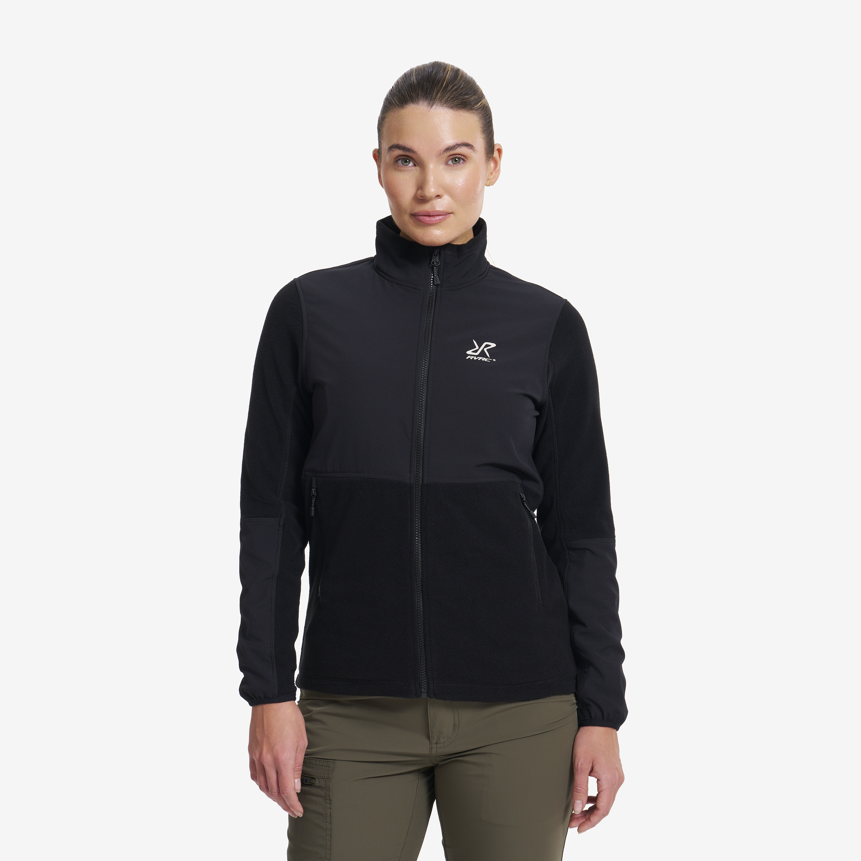 River Hybrid Fleece Jacket Black Dam, 
