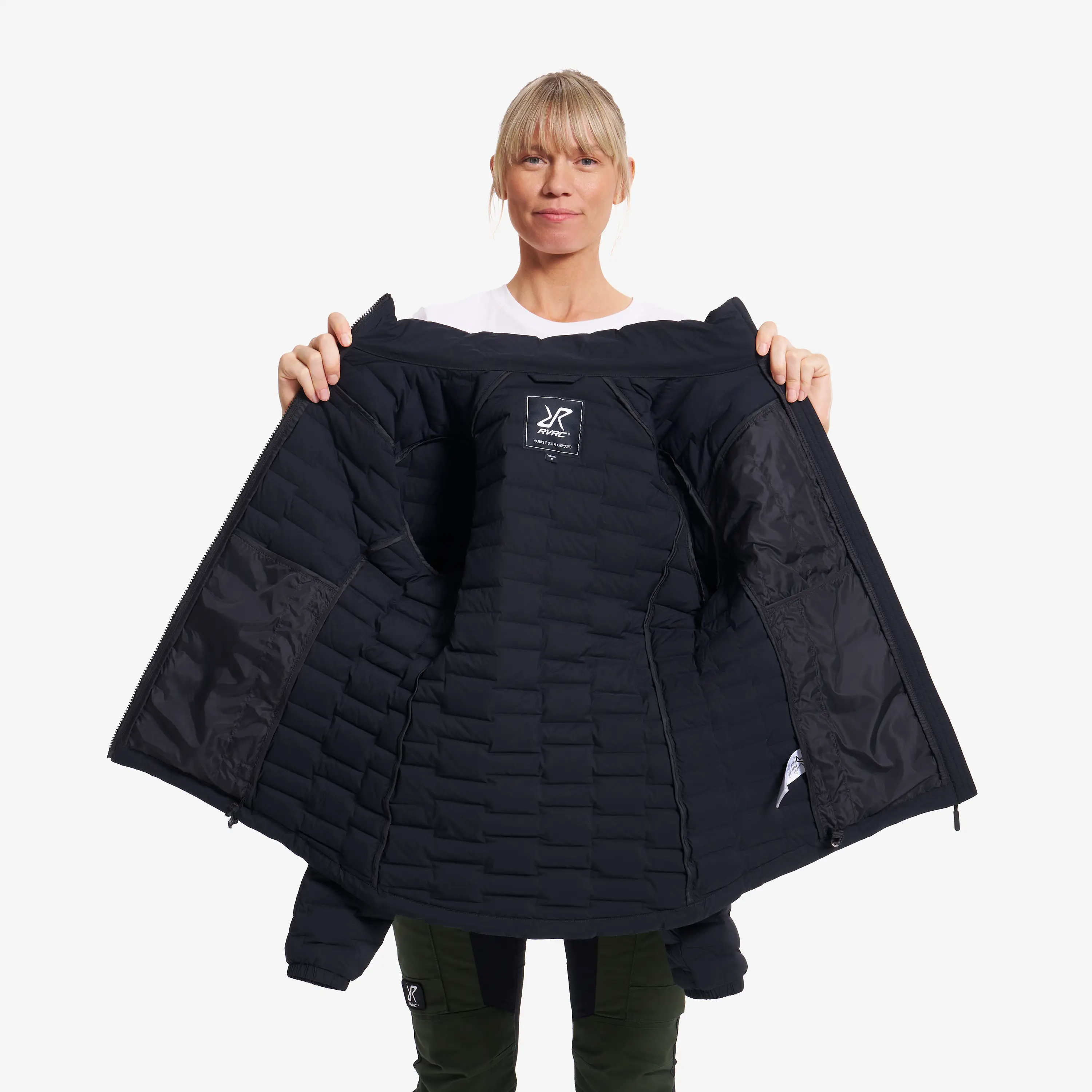 Flex Stretch Down Jacket Black Dámské, 