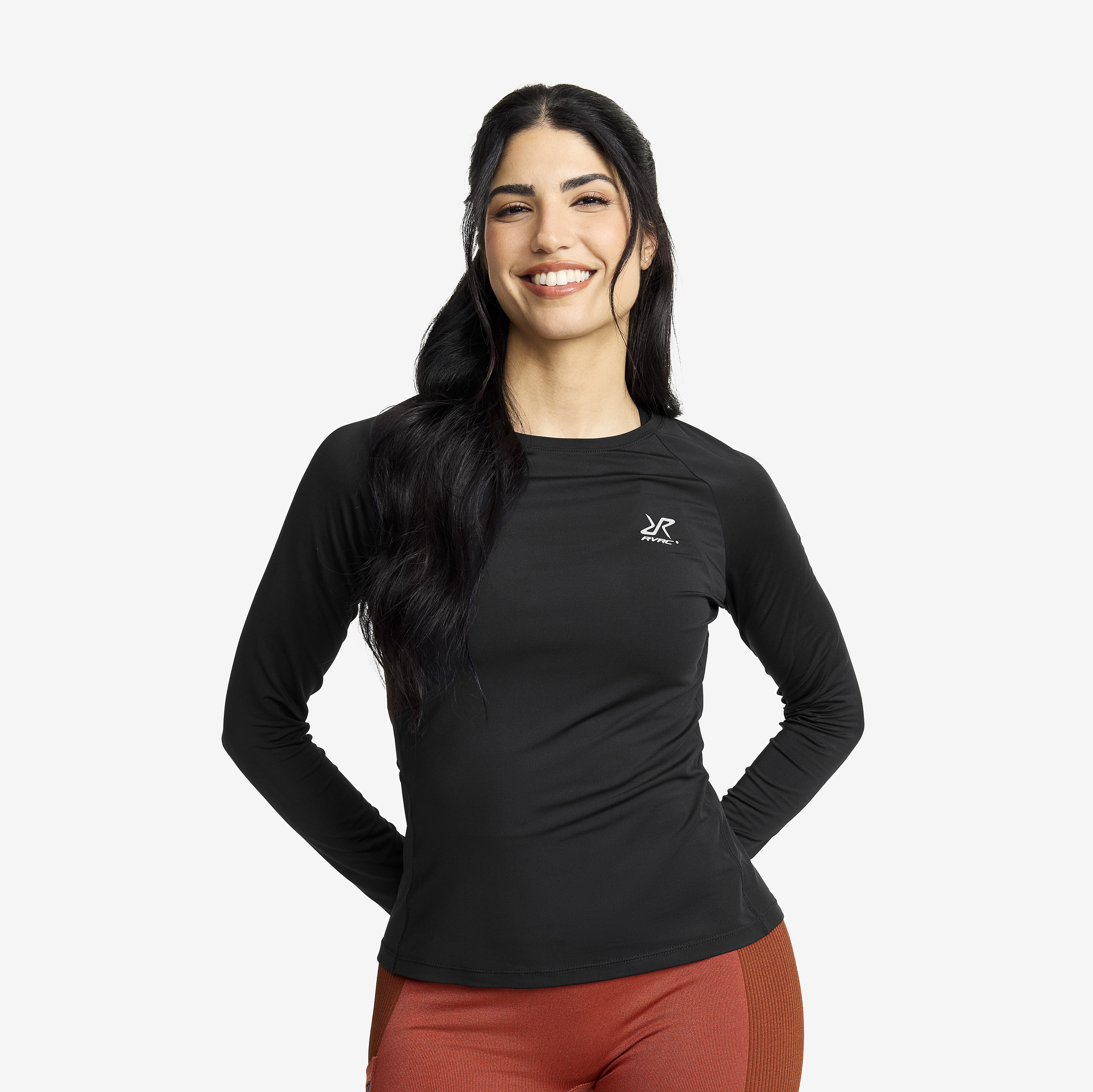 Stride Active Long-sleeved T-shirt Dame Black