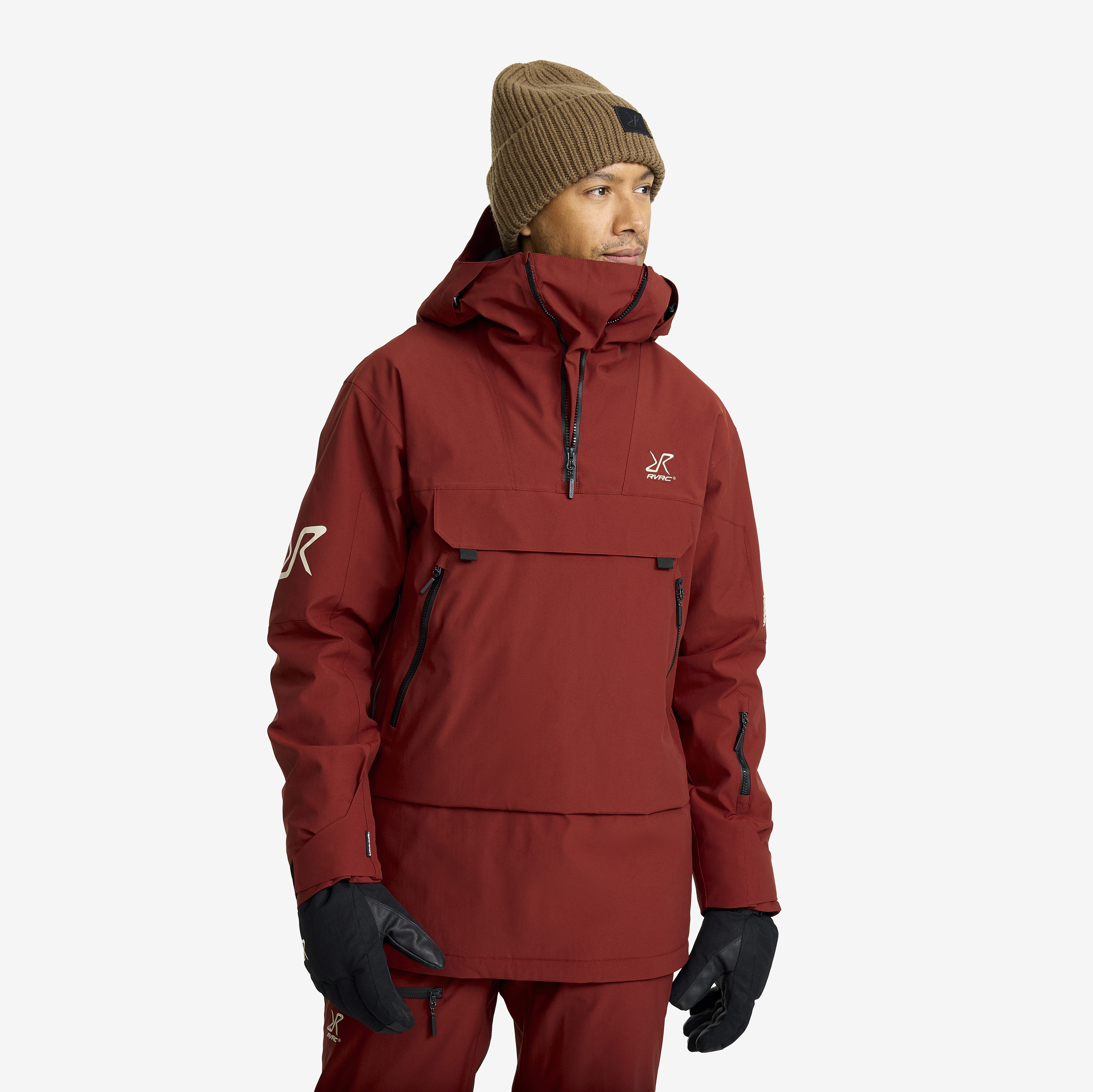 Halo 2L Insulated Ski Anorak Fired Brick Homme