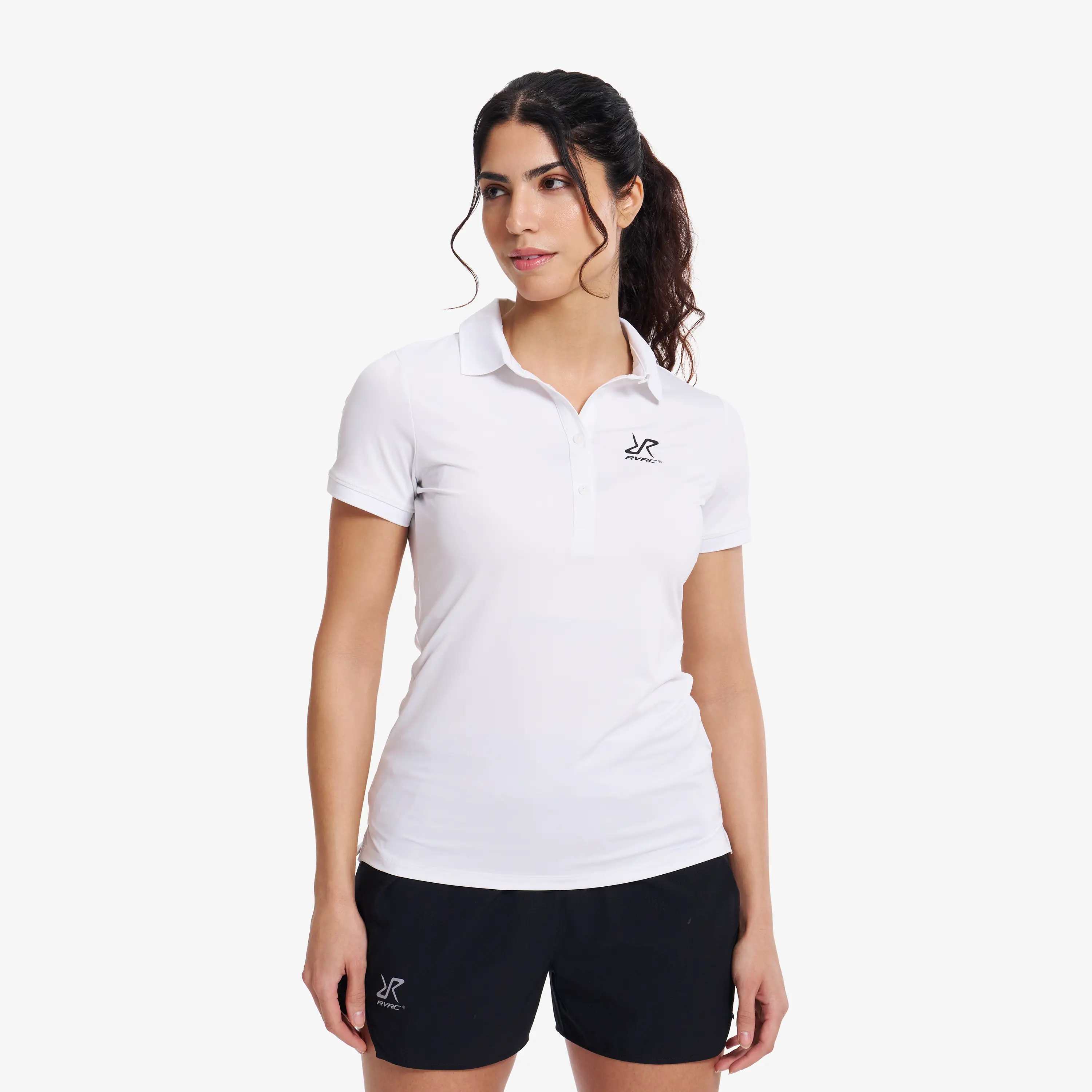 Stream Active Polo Shirt White Naiset, 