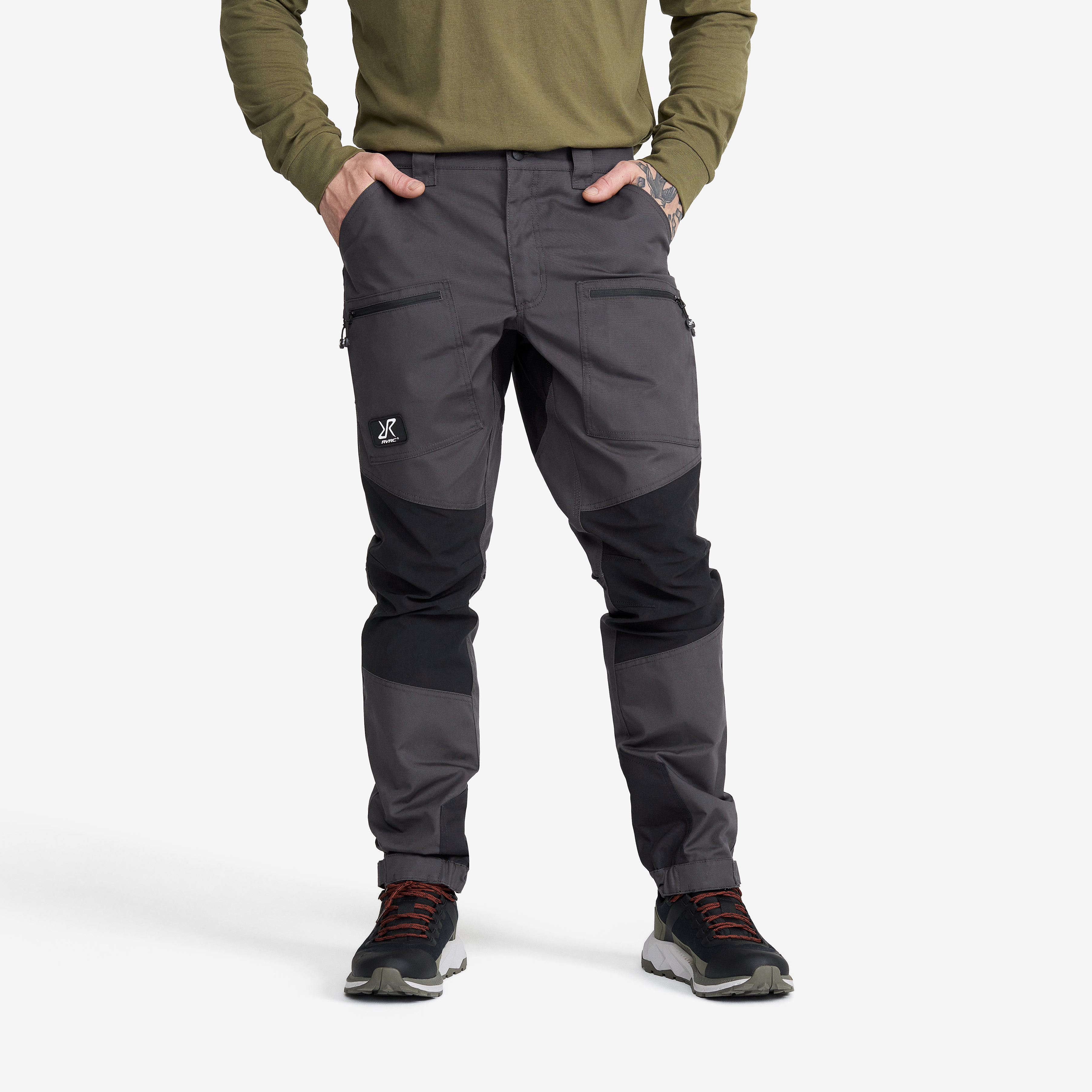 Nordwand Pro hiking pants for men in dark grey