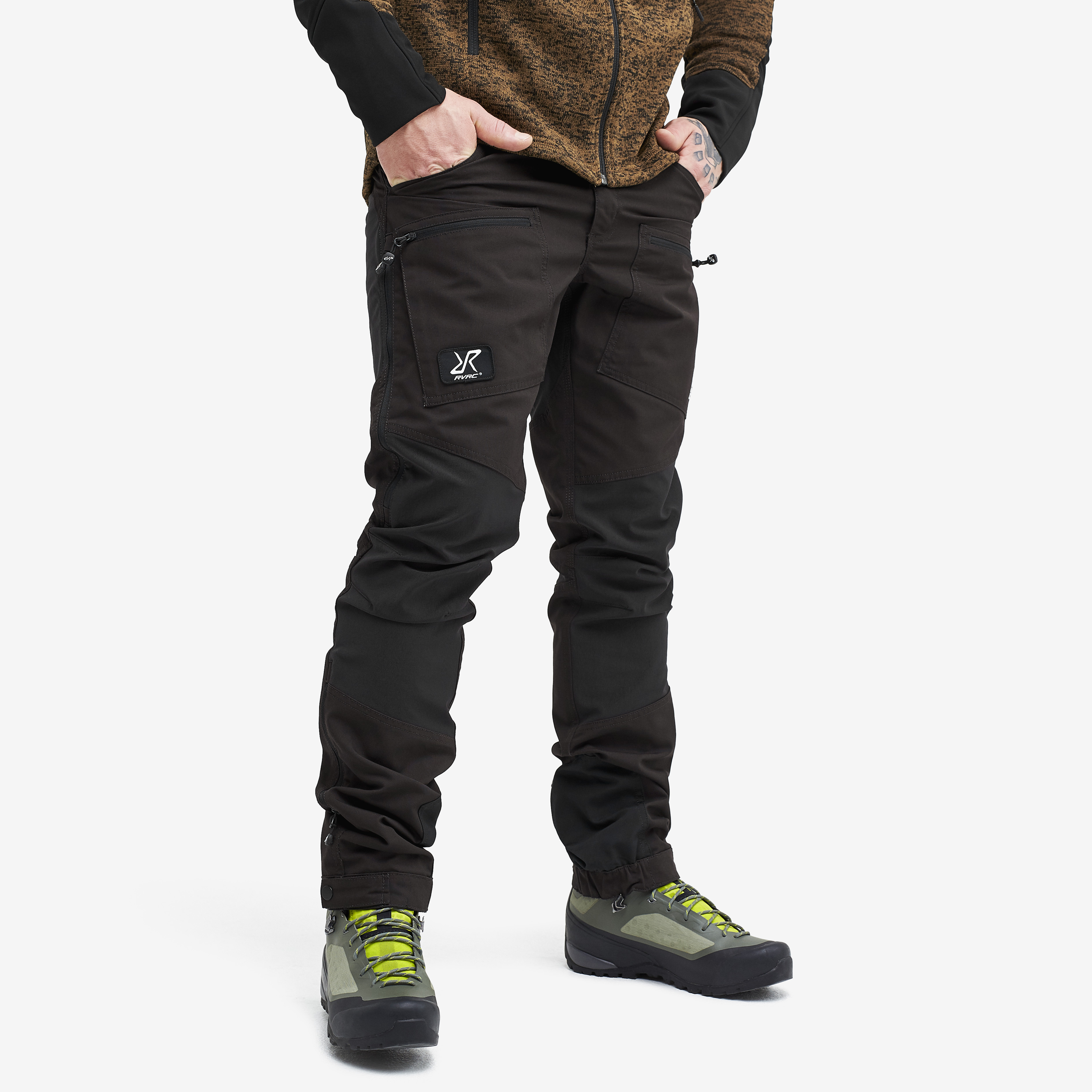 Nordwand Pro Rescue hiking pants for men in black