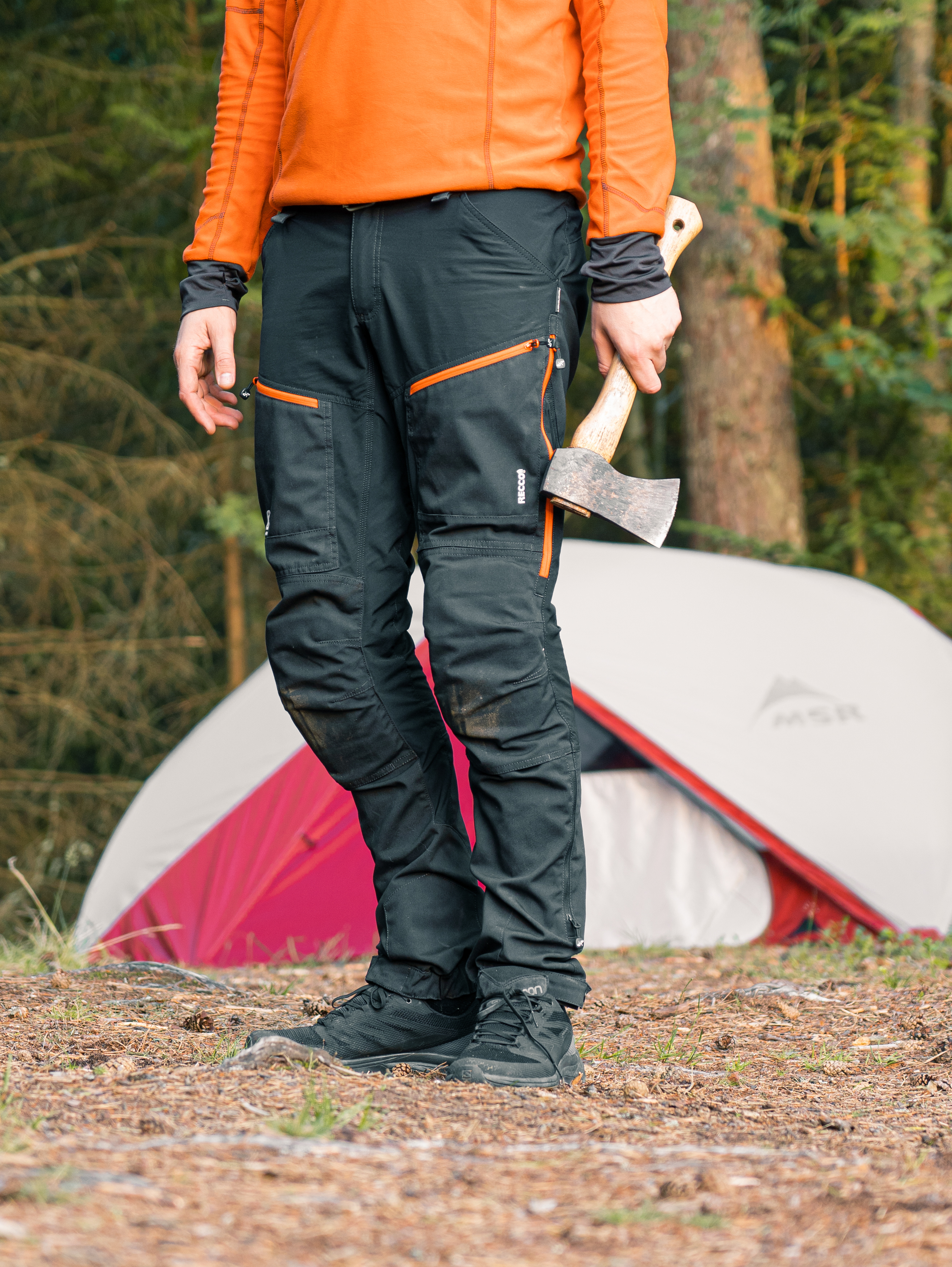 Revolution race store waterproof trousers