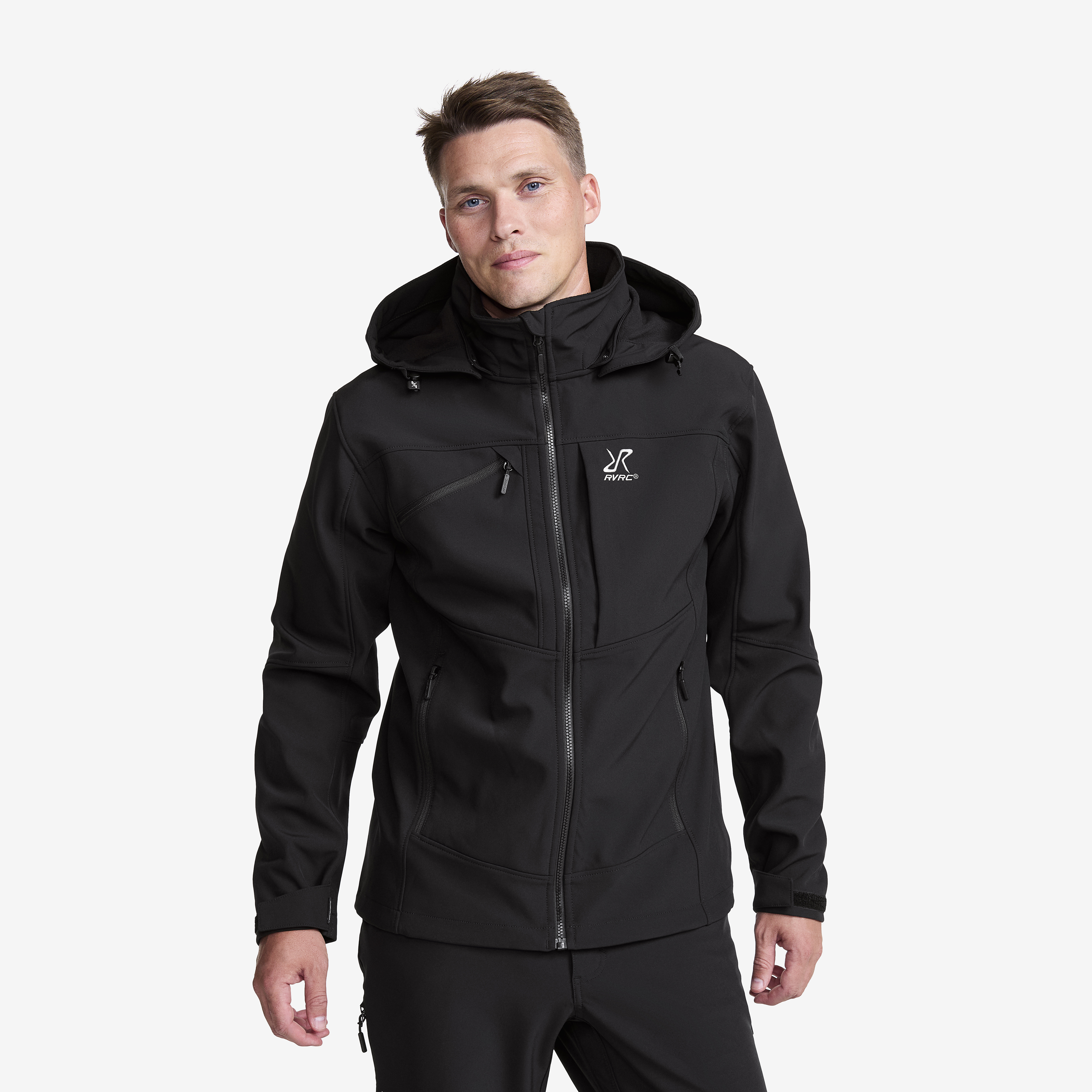 Hiball Softshell Jacket Herr Black, :3XL