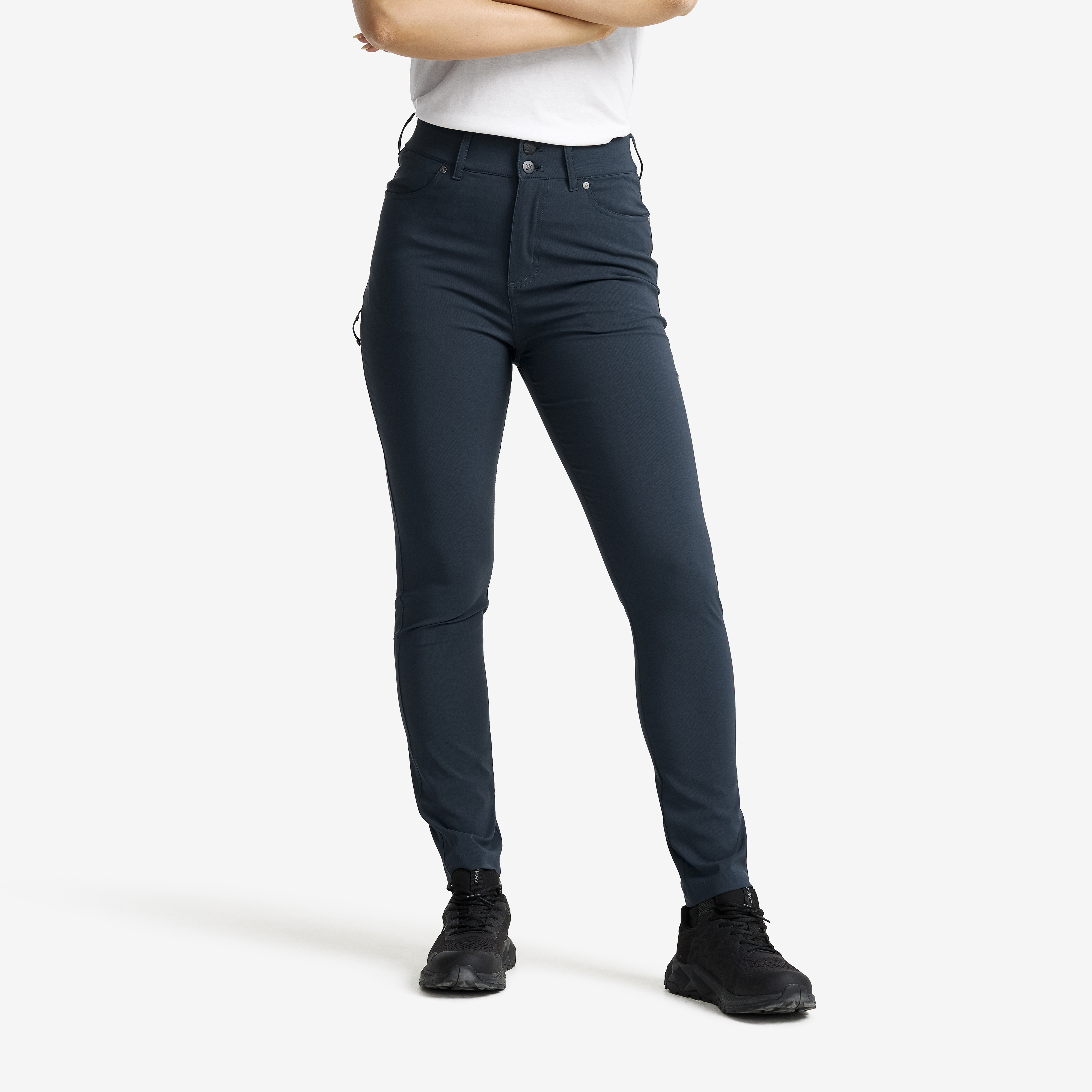 Root High-waist Stretch Jeans Blueberry Women,