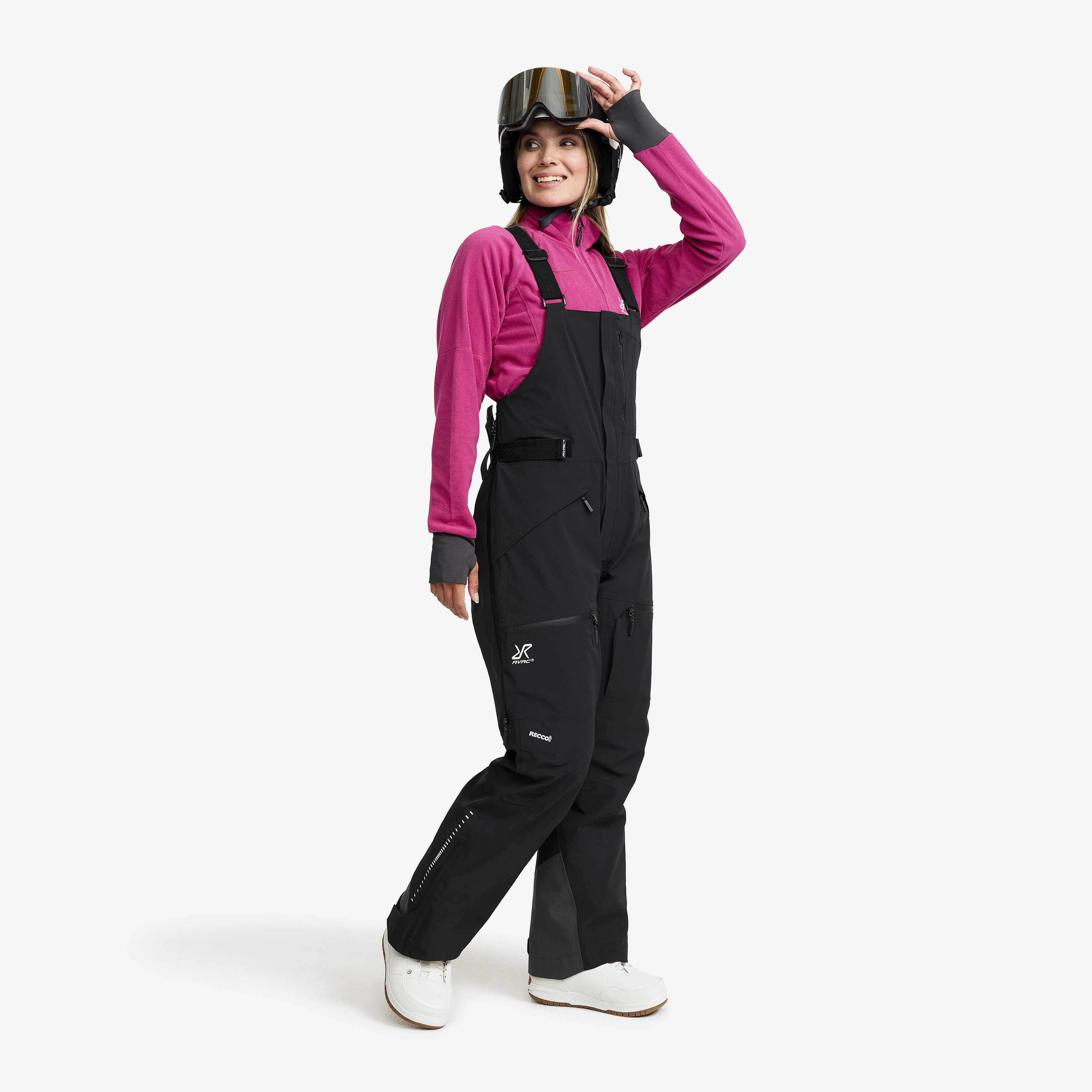 Atlas 3L Ski Bib Pants Naiset Black Koko:2XL – Talvihousut