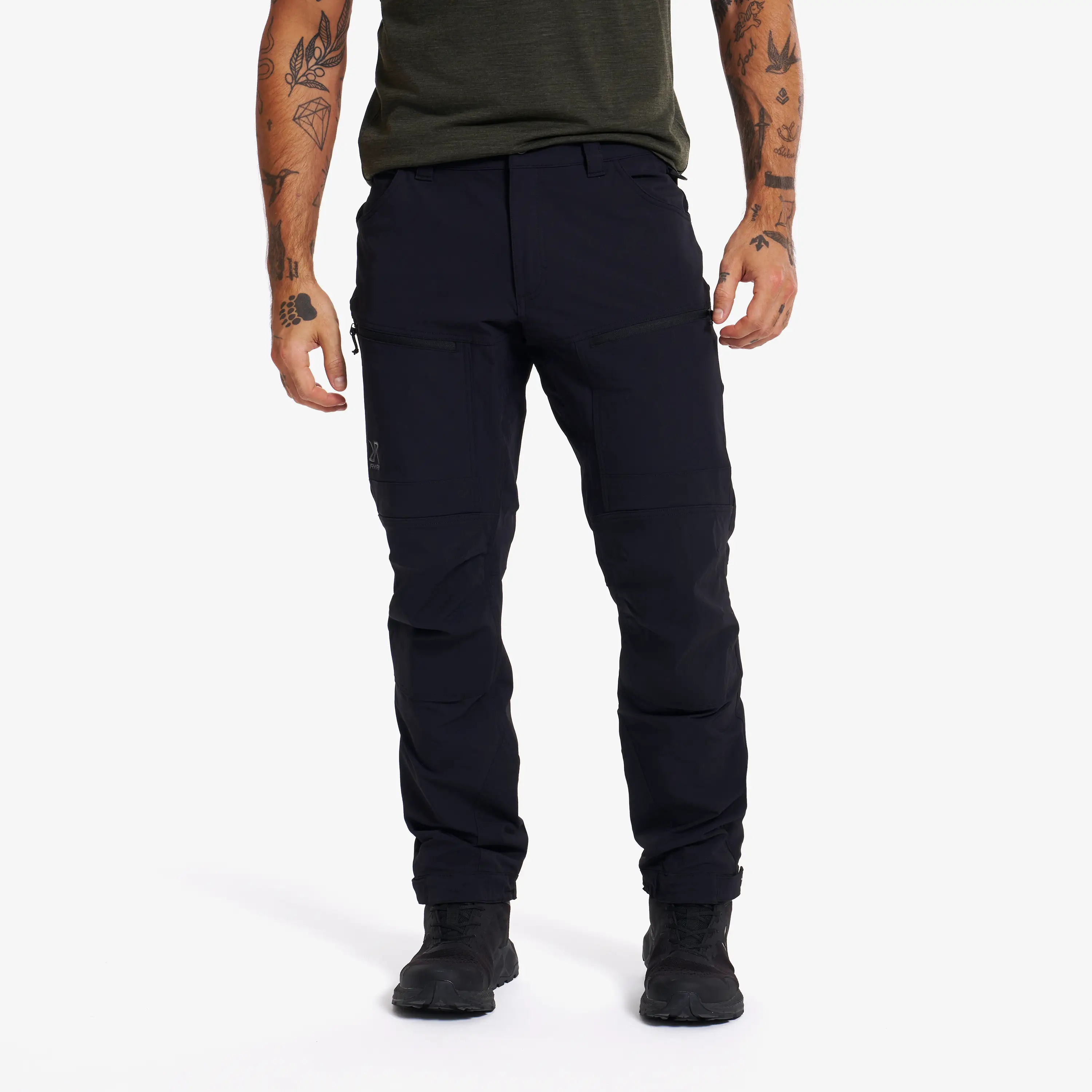 Edge Stretch Pants Black Miehet, 