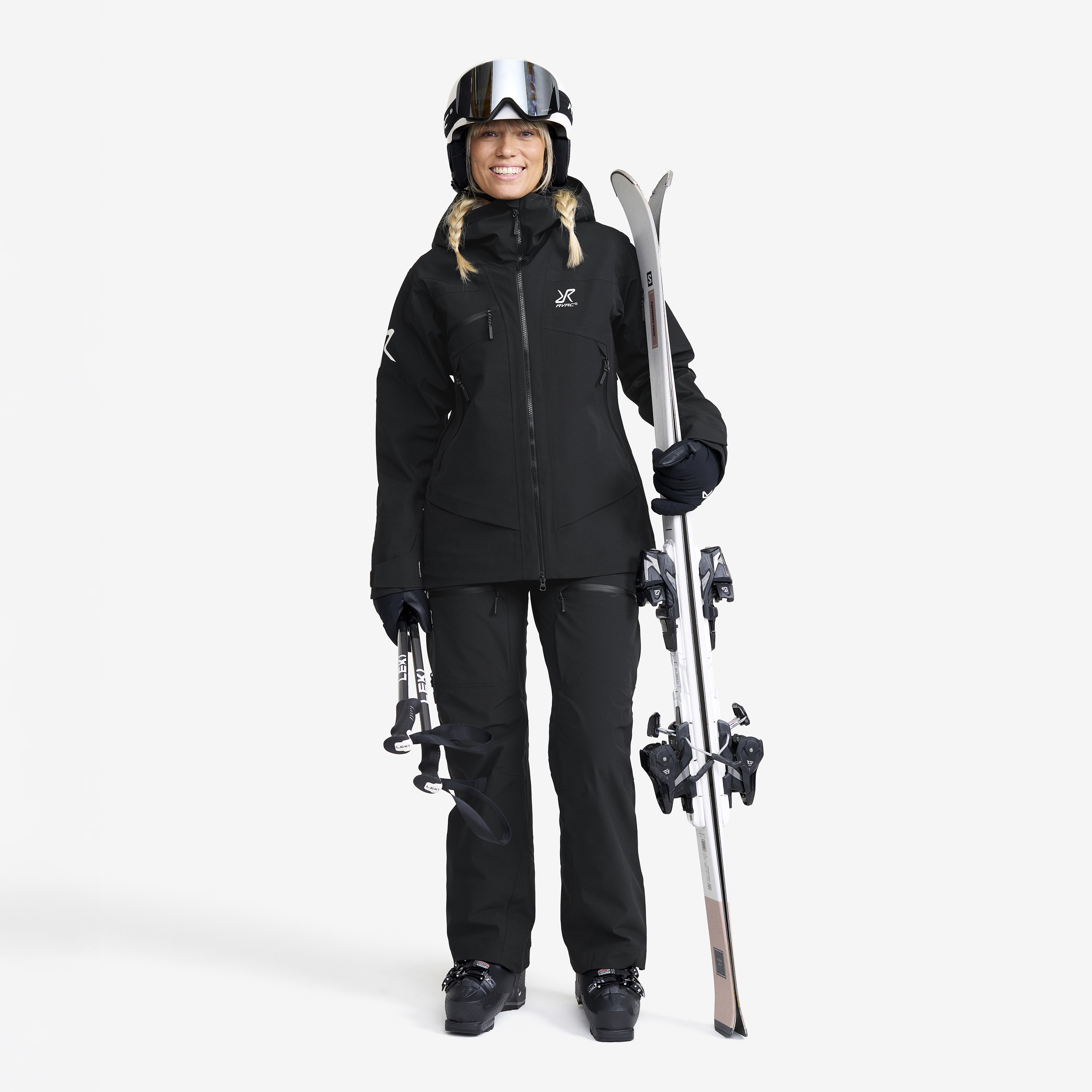 Atlas 3L Ski Jacket Women Black | RevolutionRace
