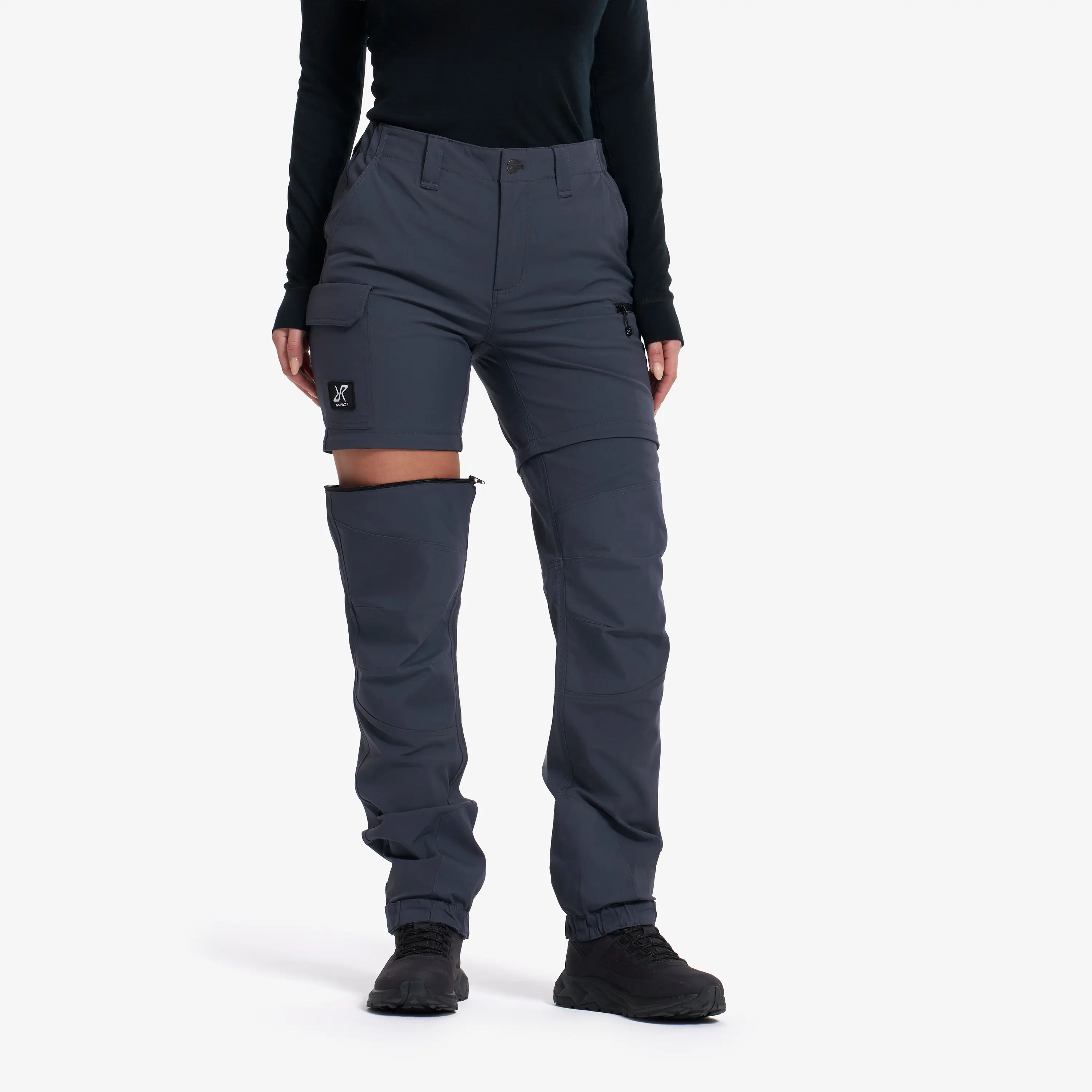 Nordwand Stretch Zip-off Pants India Ink Dames, 