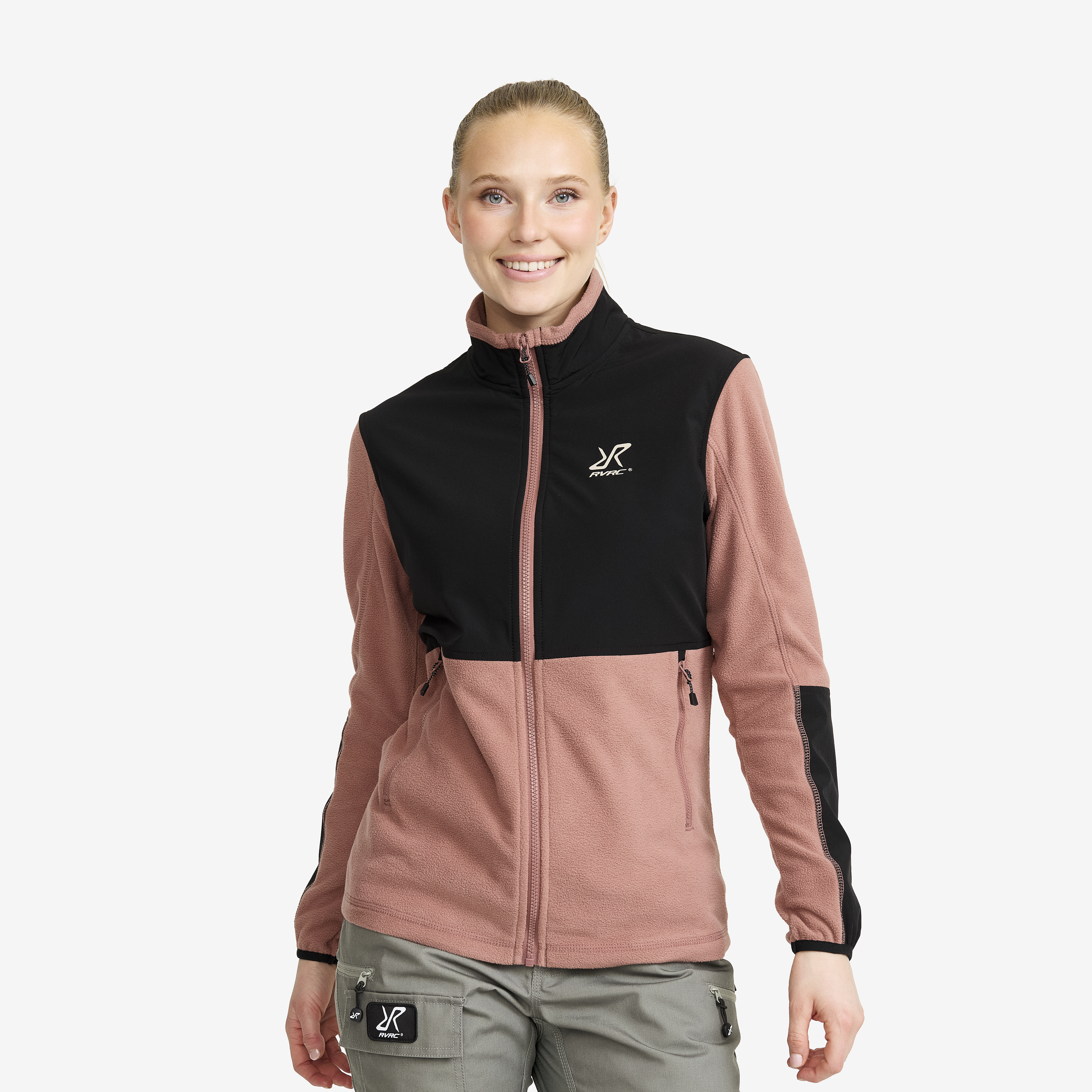 River Hybrid Fleece Pink Wood Women