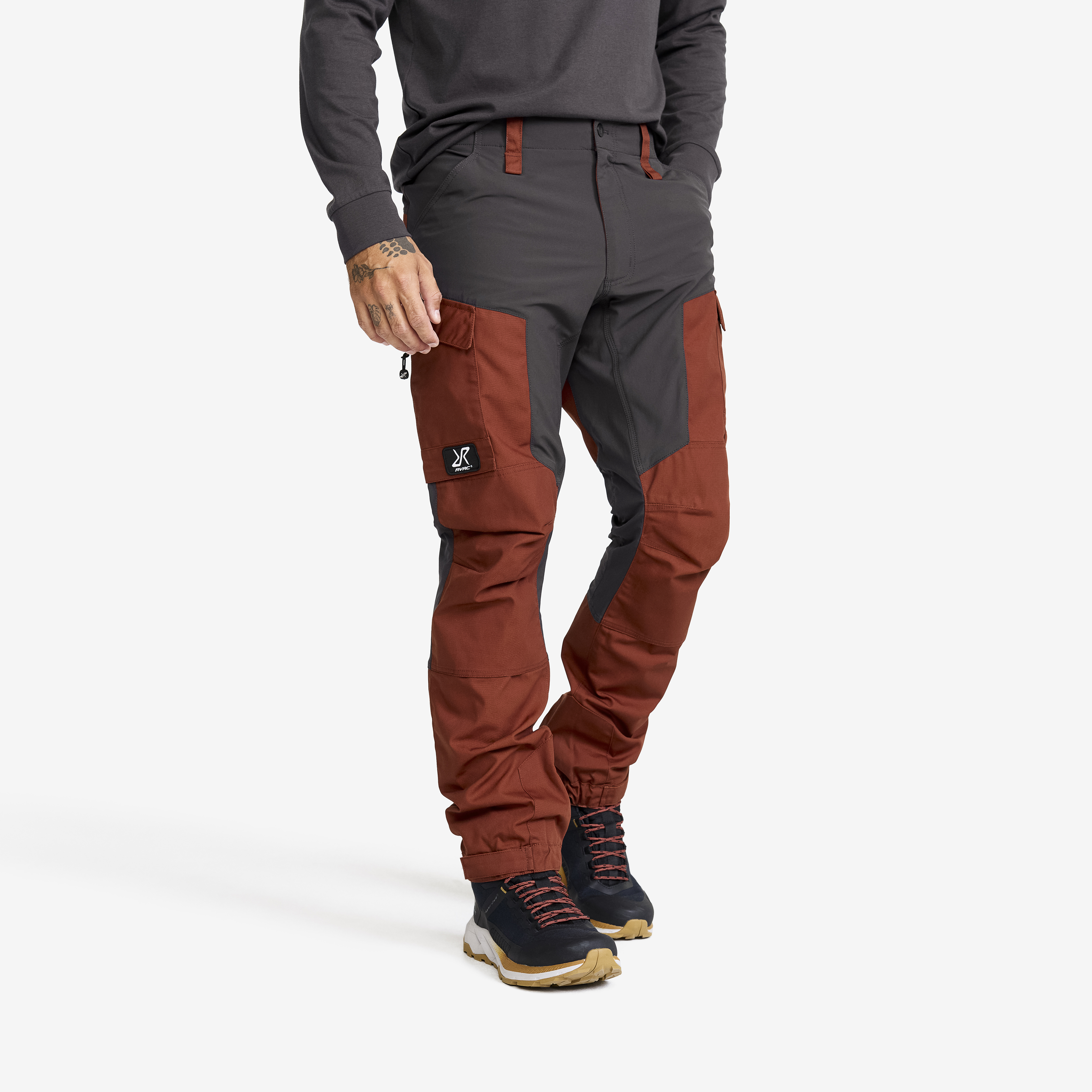 RVRC GP Pants Herr Smoked Paprika/Anthracite, :S