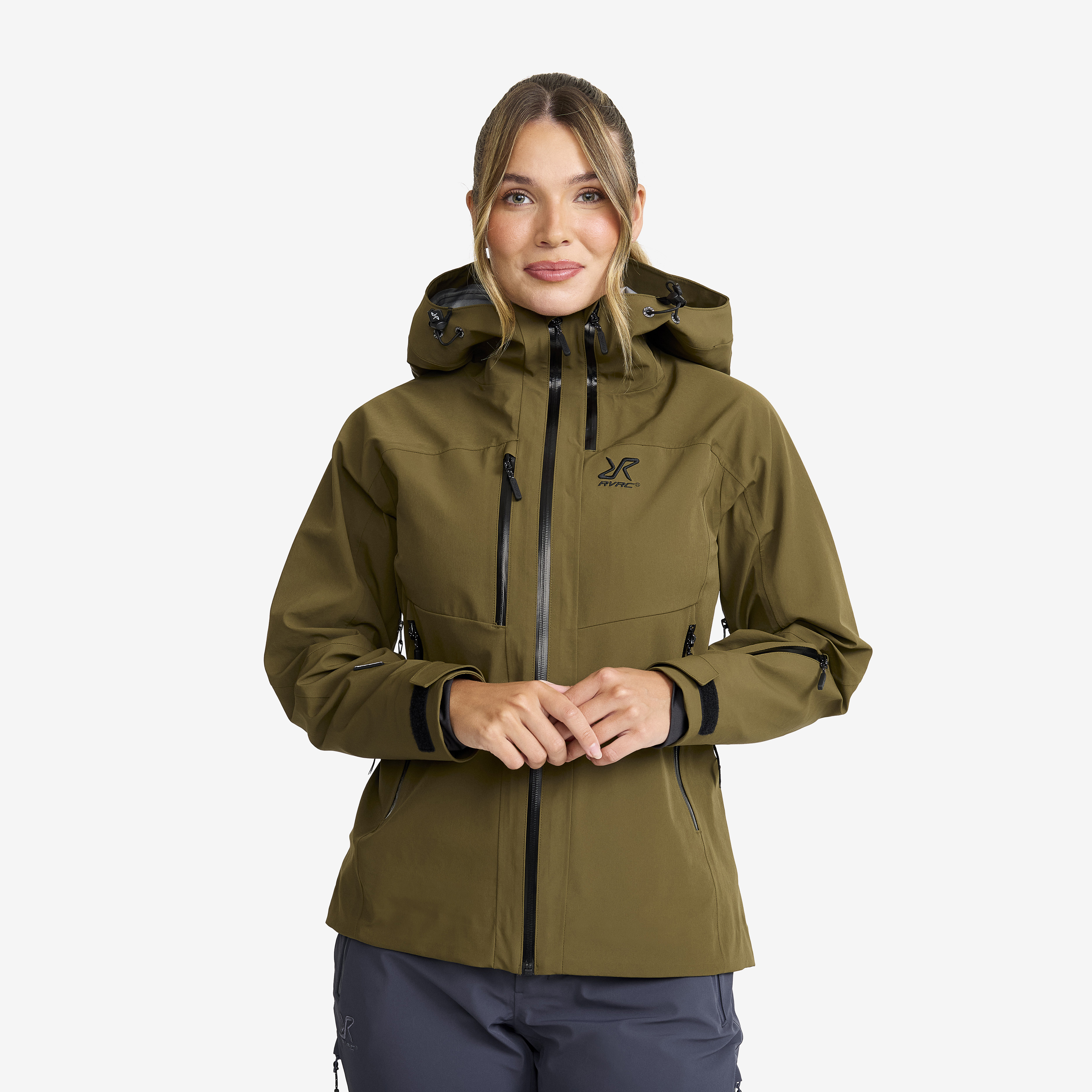 Cyclone 3L Shell Jacket – Dam – Dark Olive Storlek:3XL – Skaljacka & Vindjacka