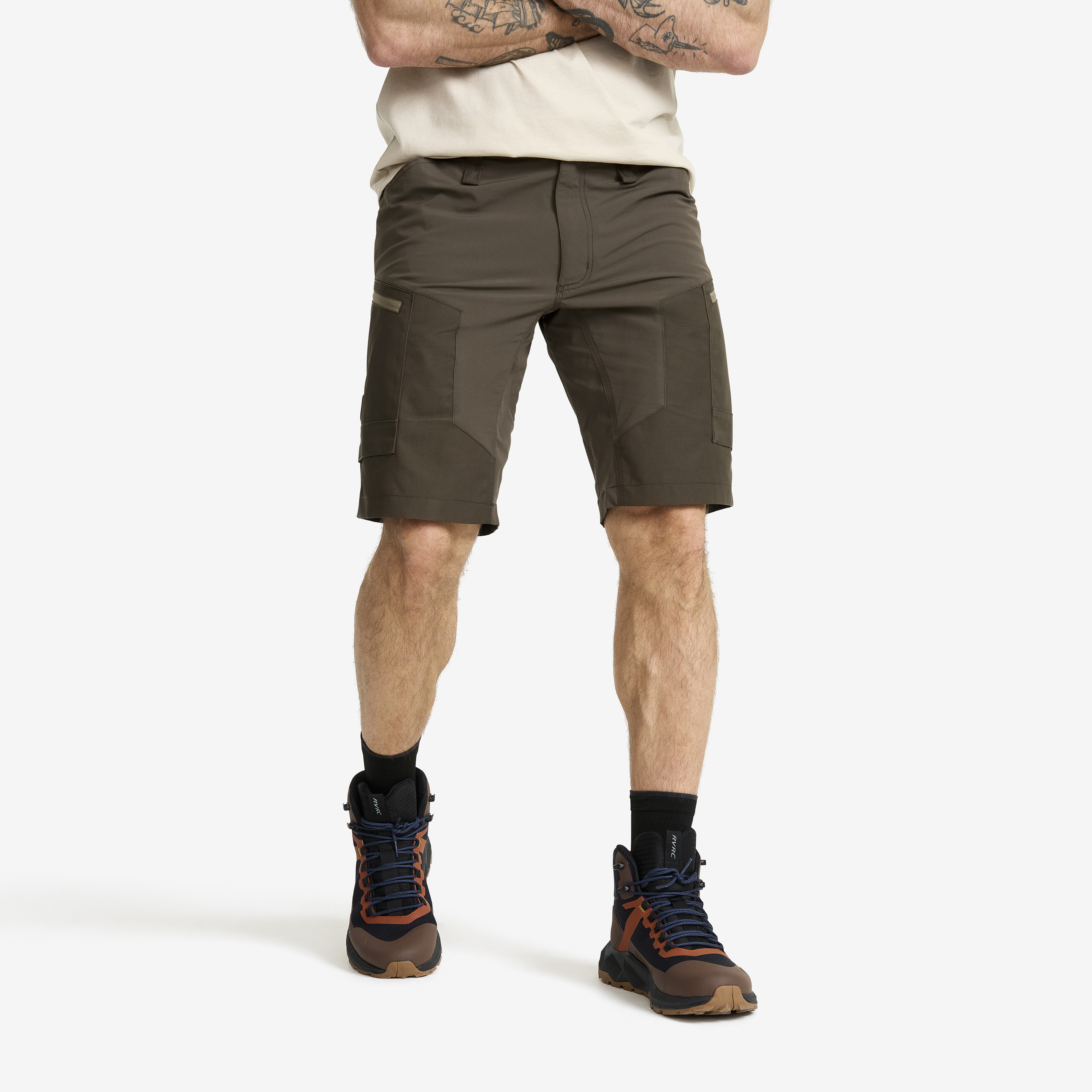 RVRC GP Shorts Moss Gray Men,