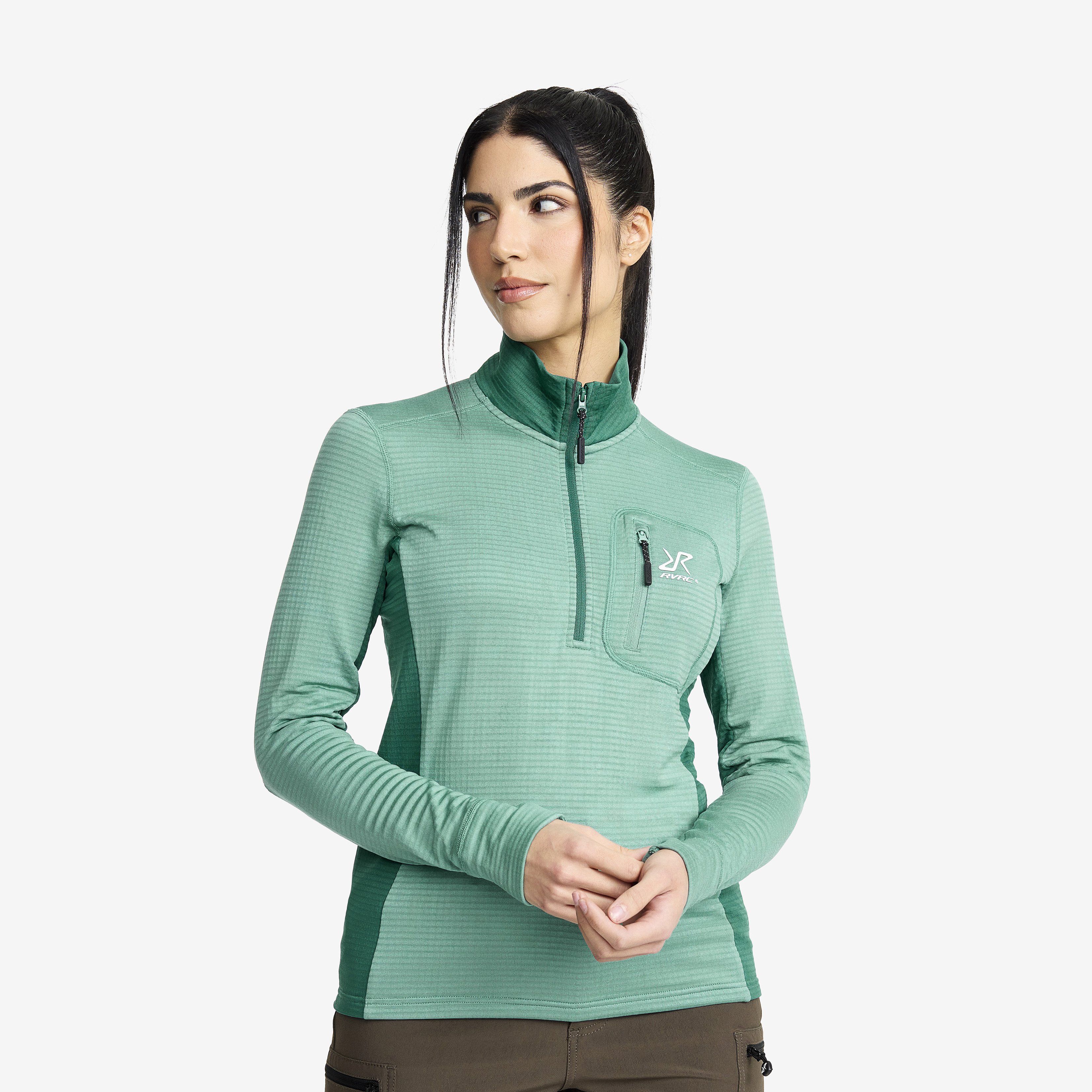 Waffle Half-zip Fleece – Dam – Canton Storlek:L – Dam > Tröjor > Fleece