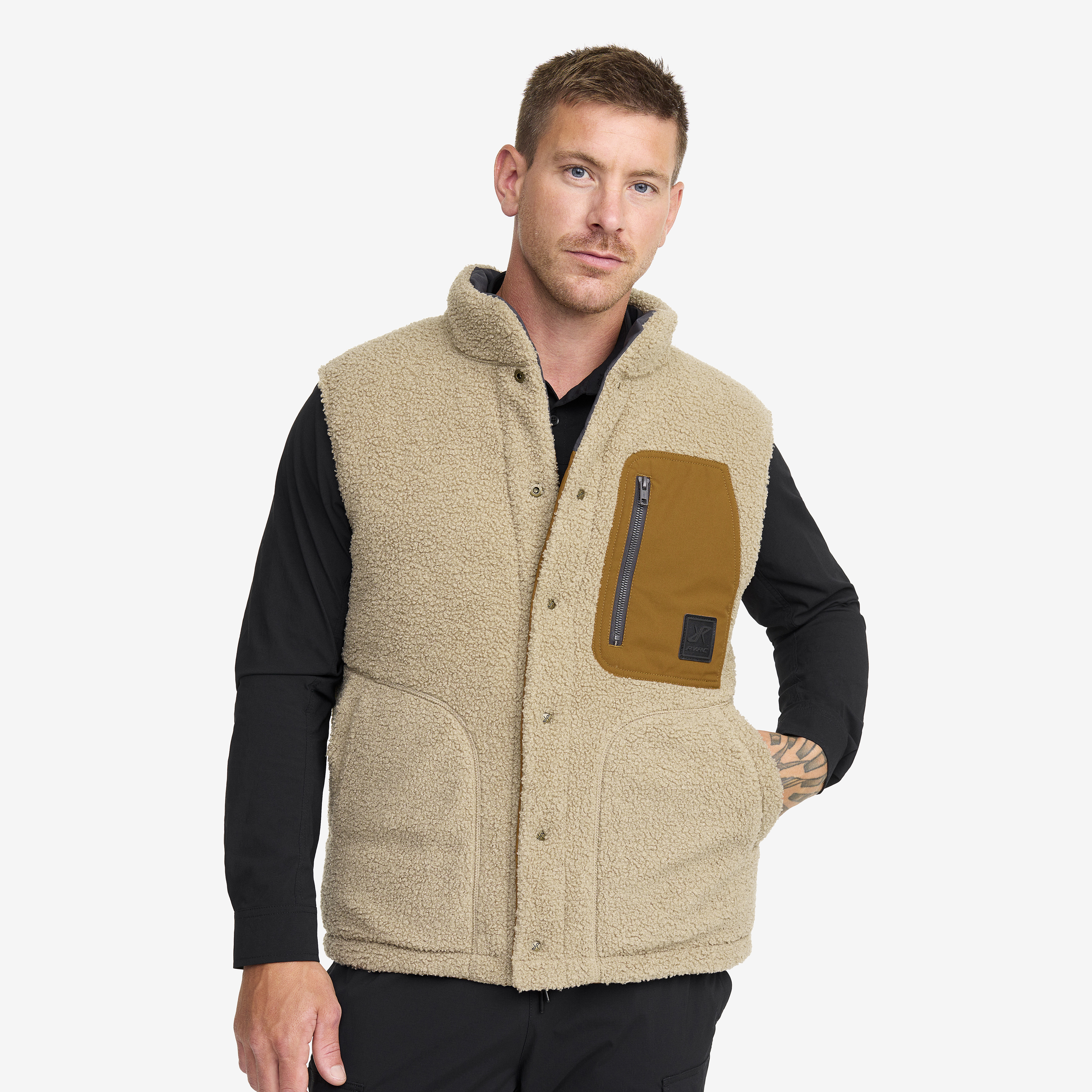 Rollick Reversible Vest Rubber Herre