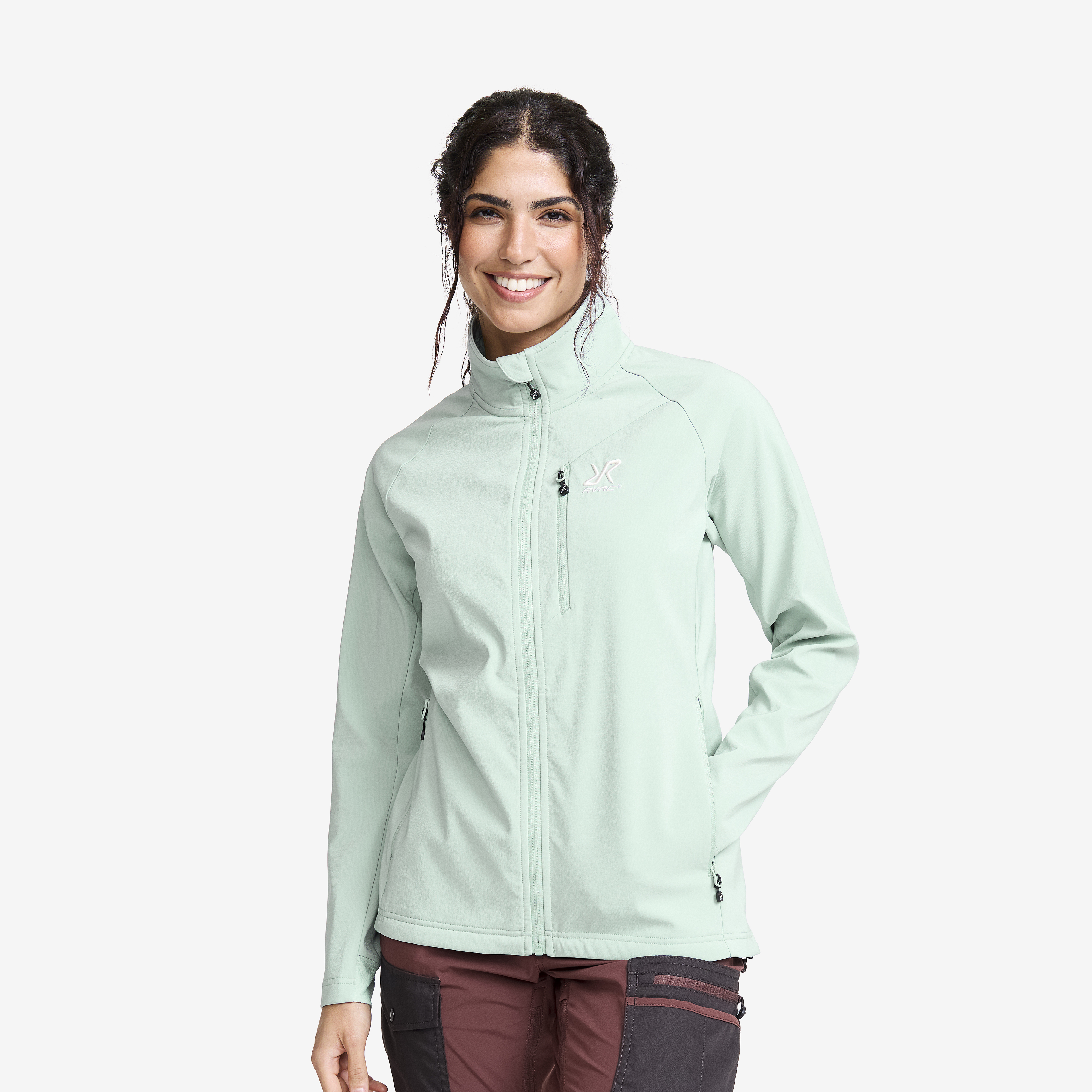 Exciter Stretch Jacket Dame Gray Mist