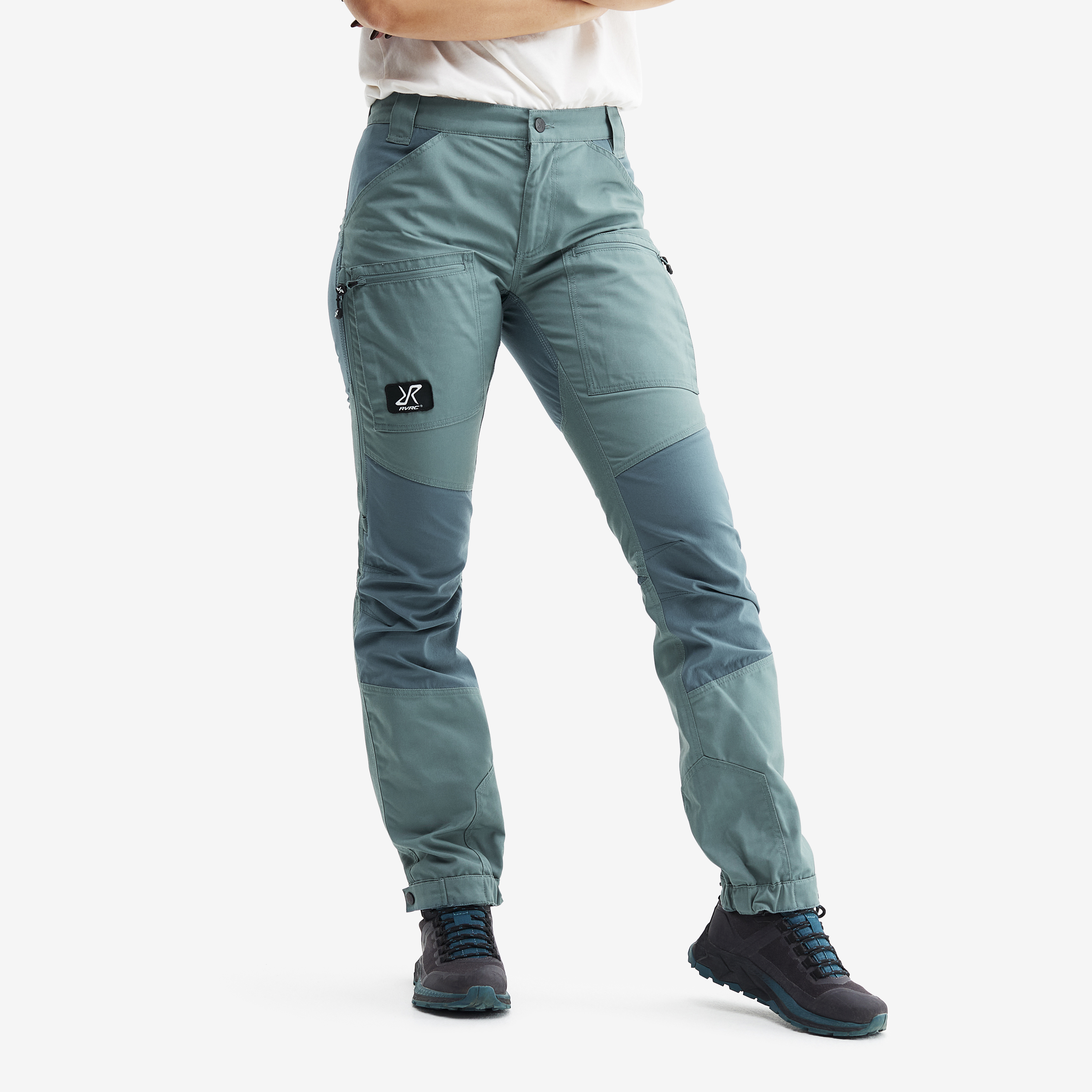 Nordwand Pro hiking trousers for women in blue