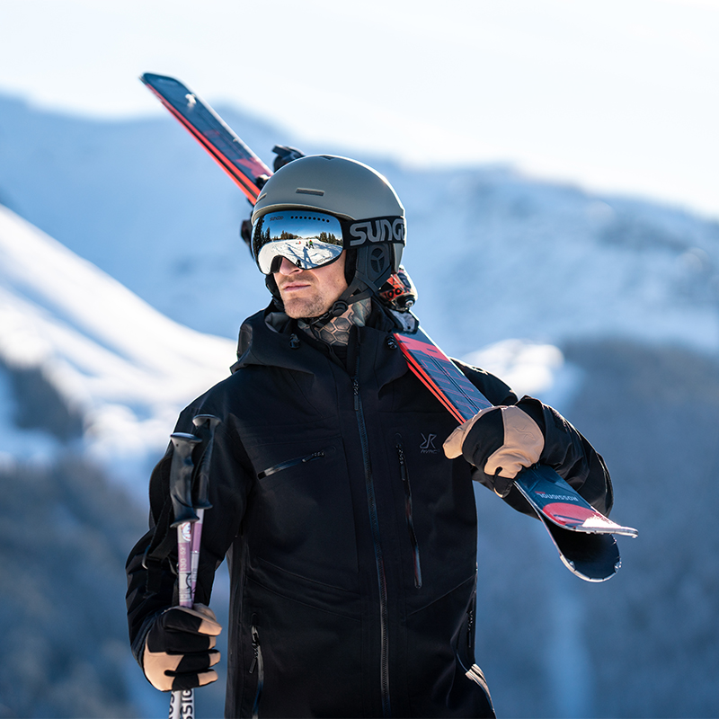 Cyclone Long 3L Jacket Men Black | RevolutionRace