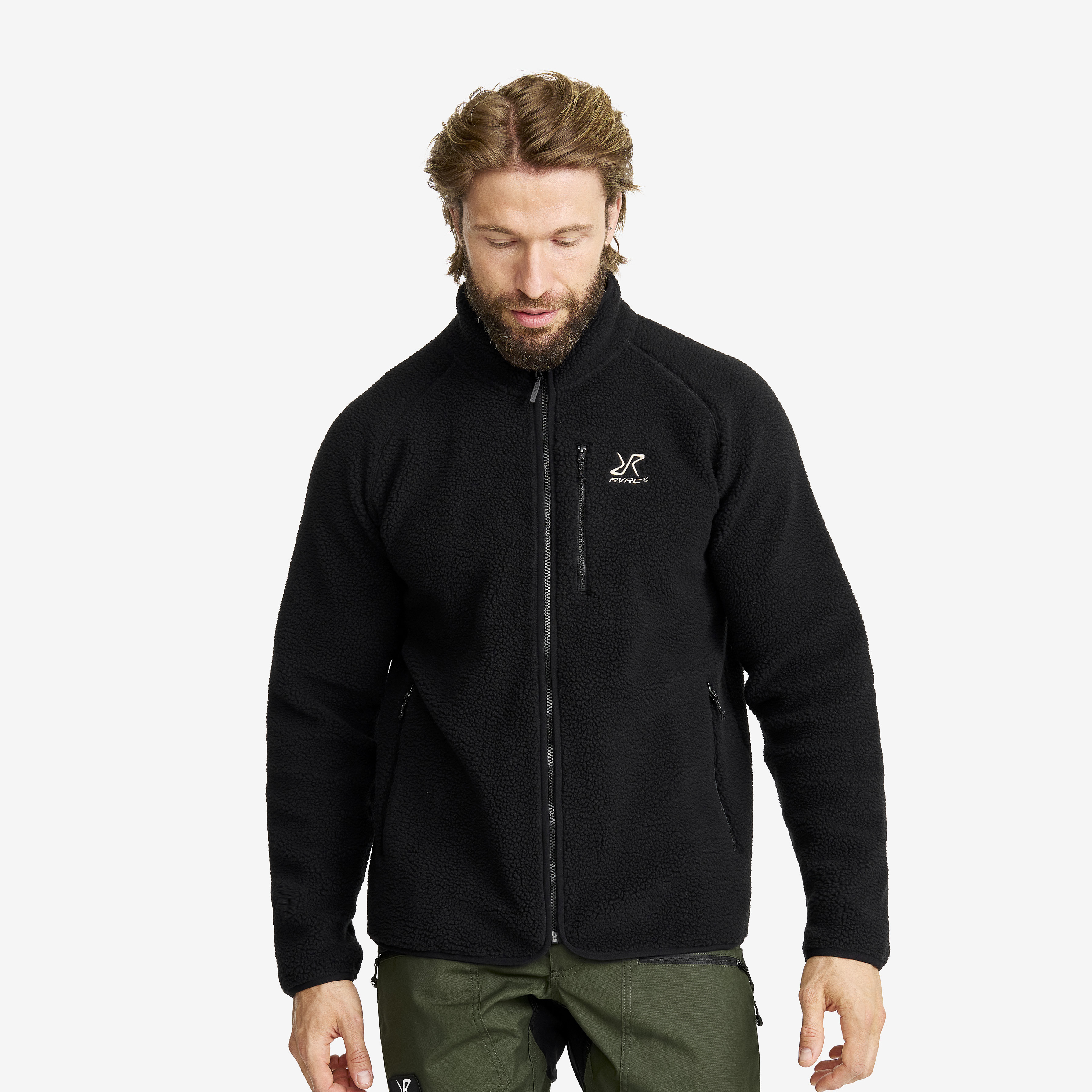 Canyon Full-zip Pile Fleece – Herr – Black Storlek:3XL – Herr > Tröjor > Fleece