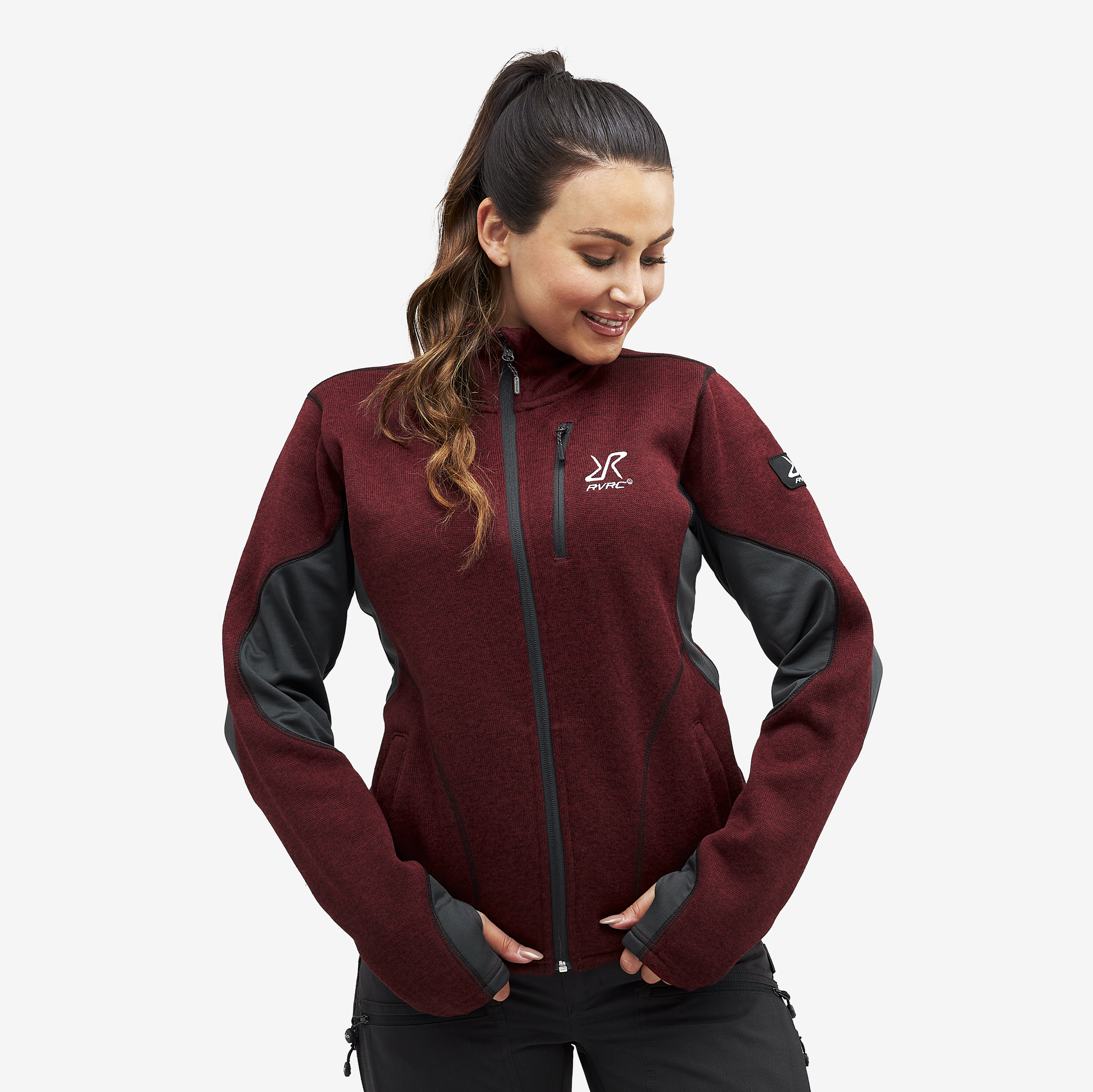 Fusion Fleece Bison Red Women