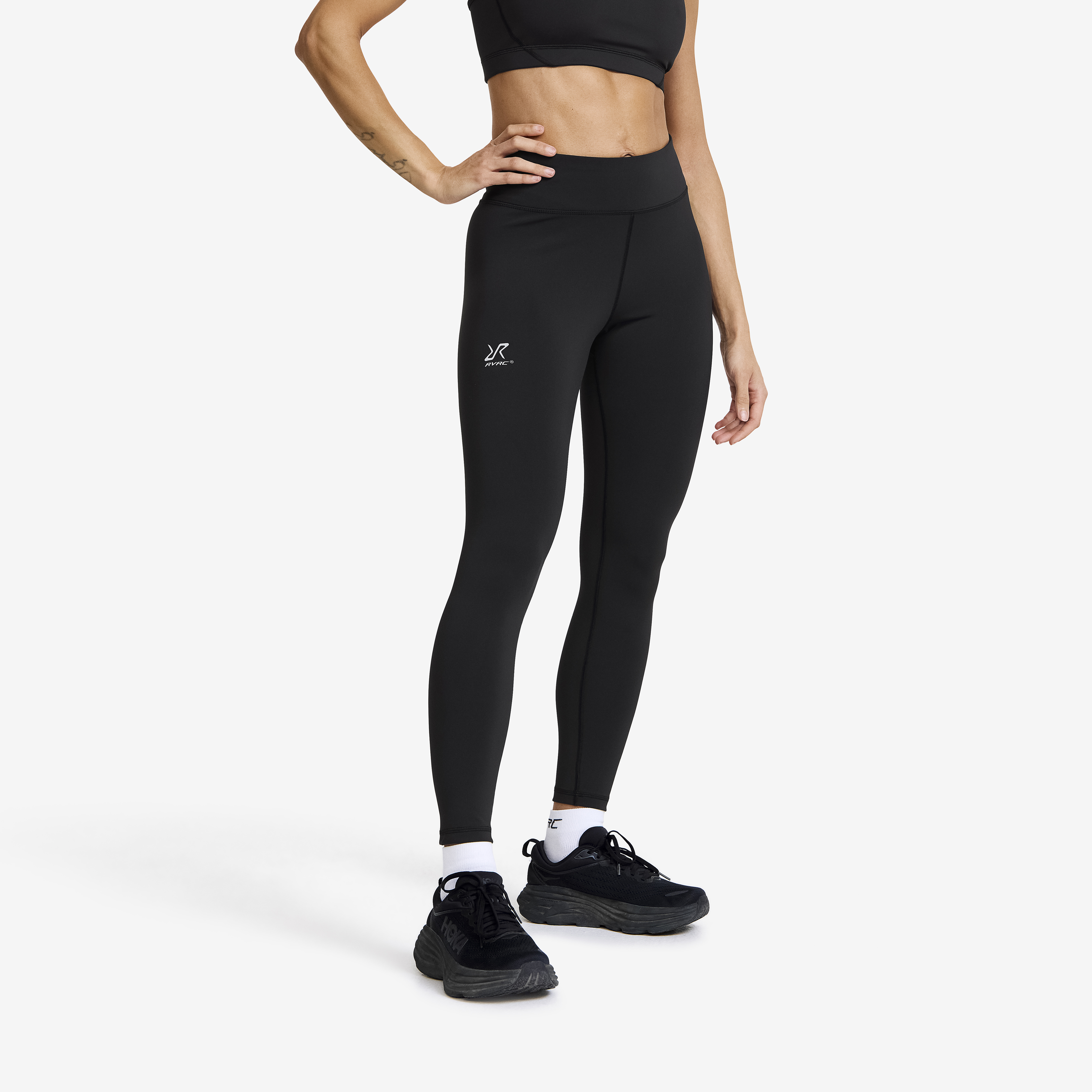 Flow High-waisted Leggings Black Dames