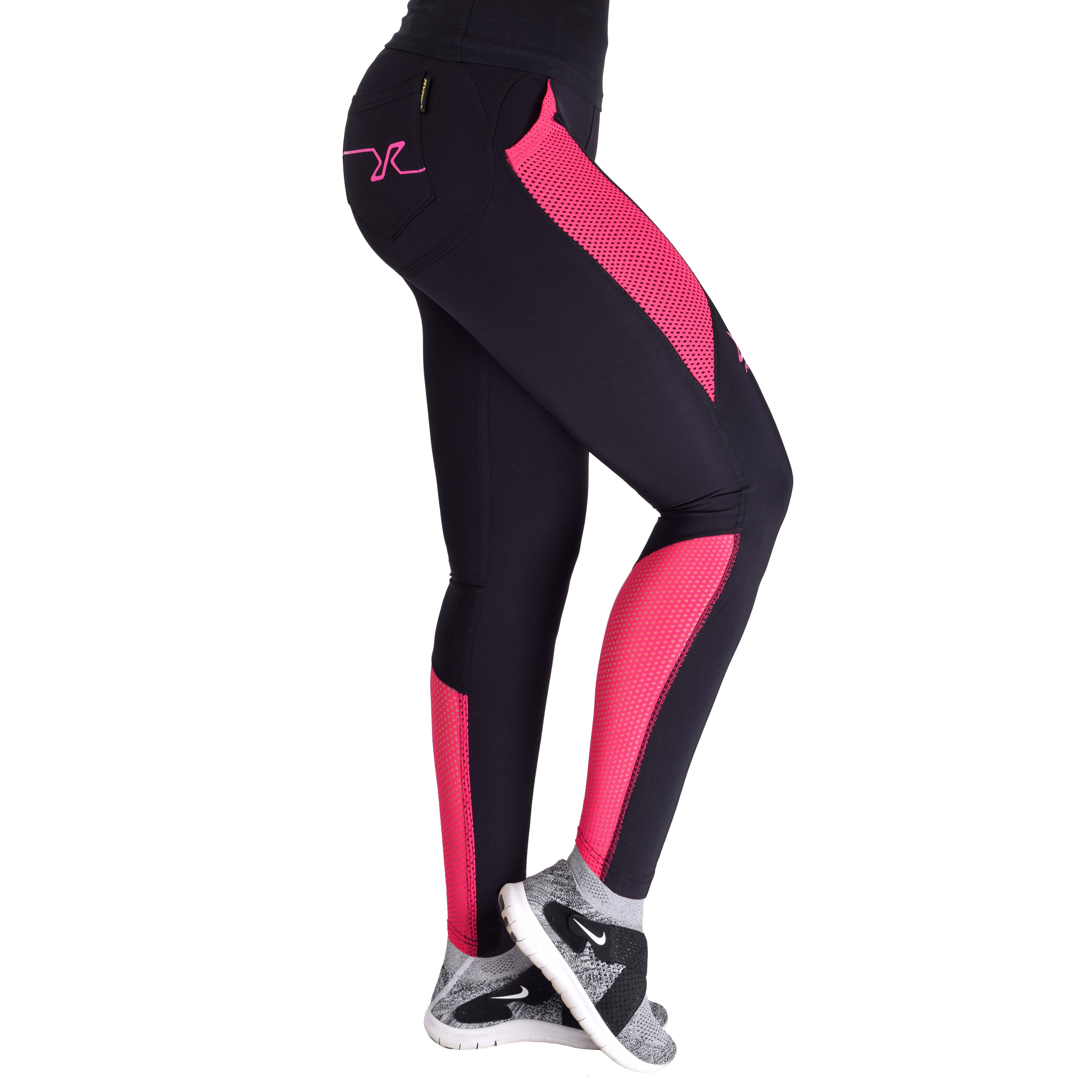 Outdoor Tights, Intense Tights Dame Black/Pink