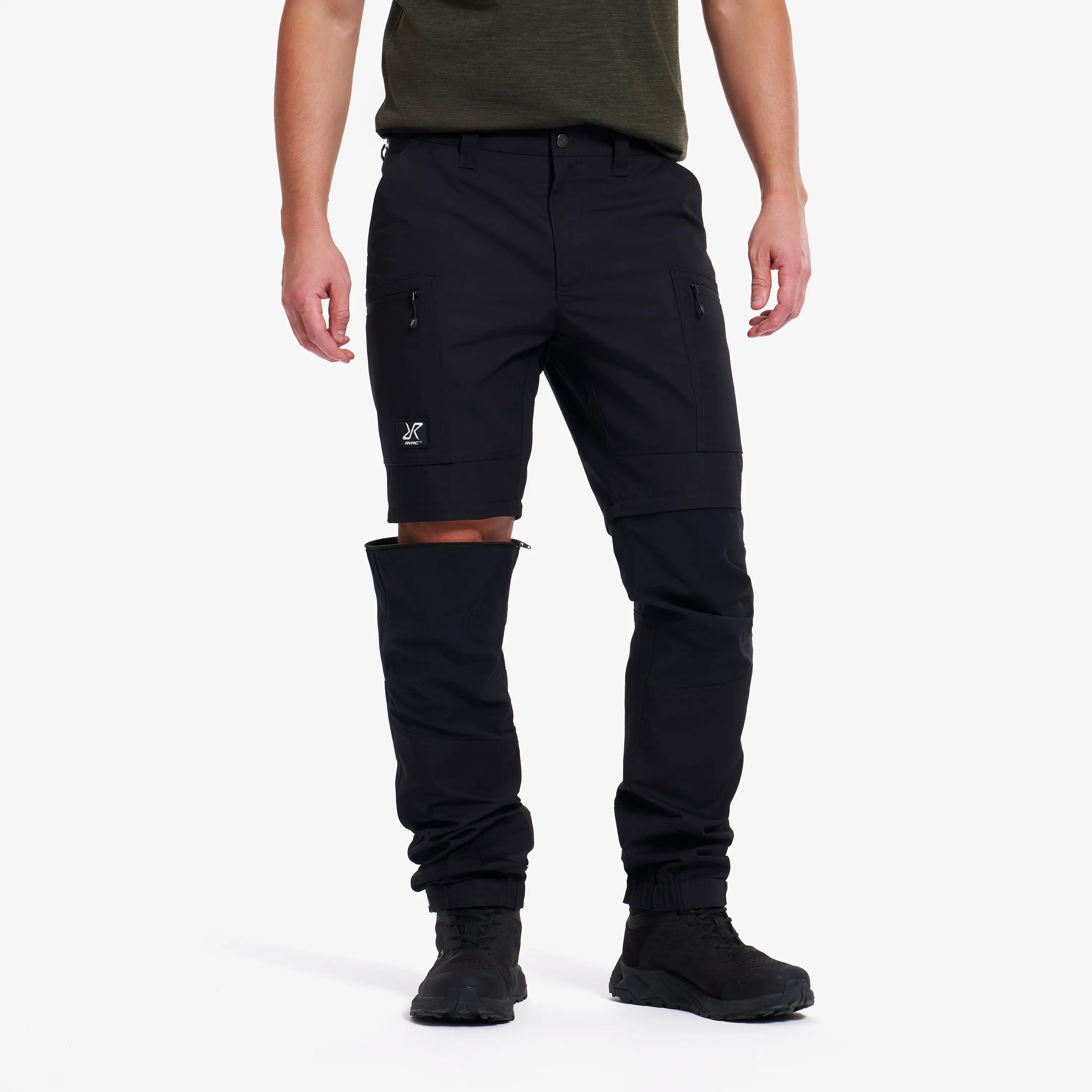 Nordwand Pro Zip-off Pants Black Herren, 
