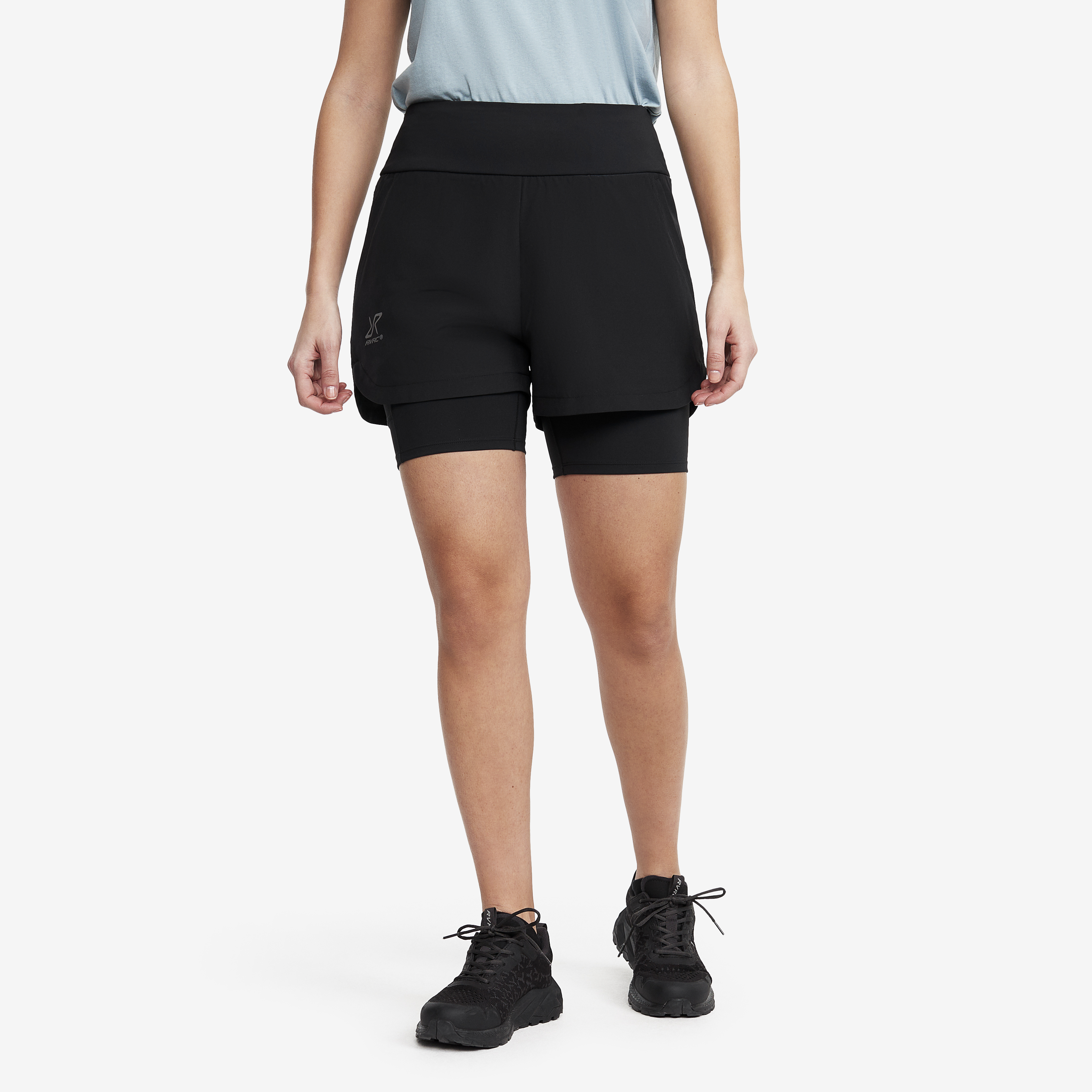 2-in-1 Shorts Black Dam