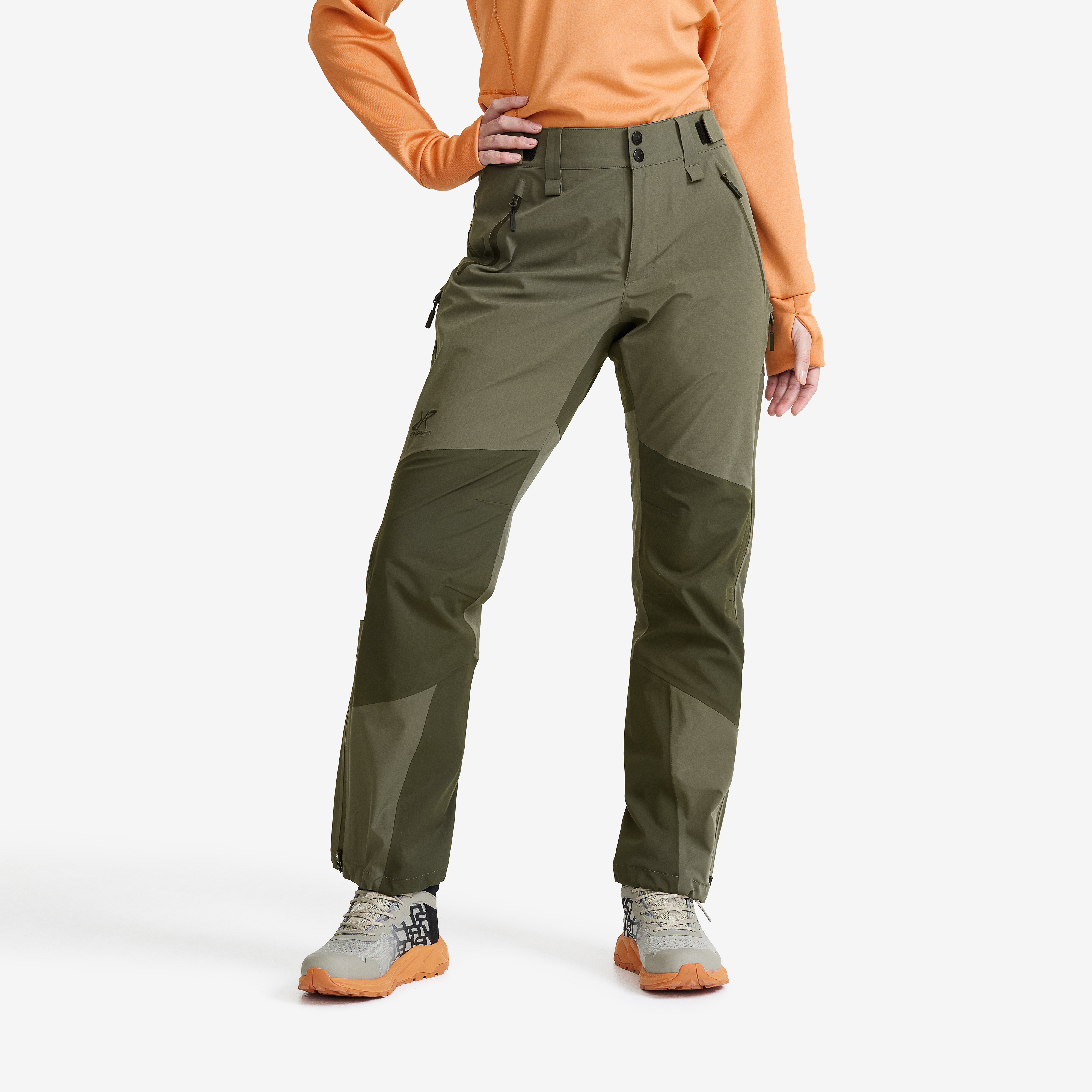 Aries Pro 3L Shell Pants Grape Leaf/Forest Night Damen,