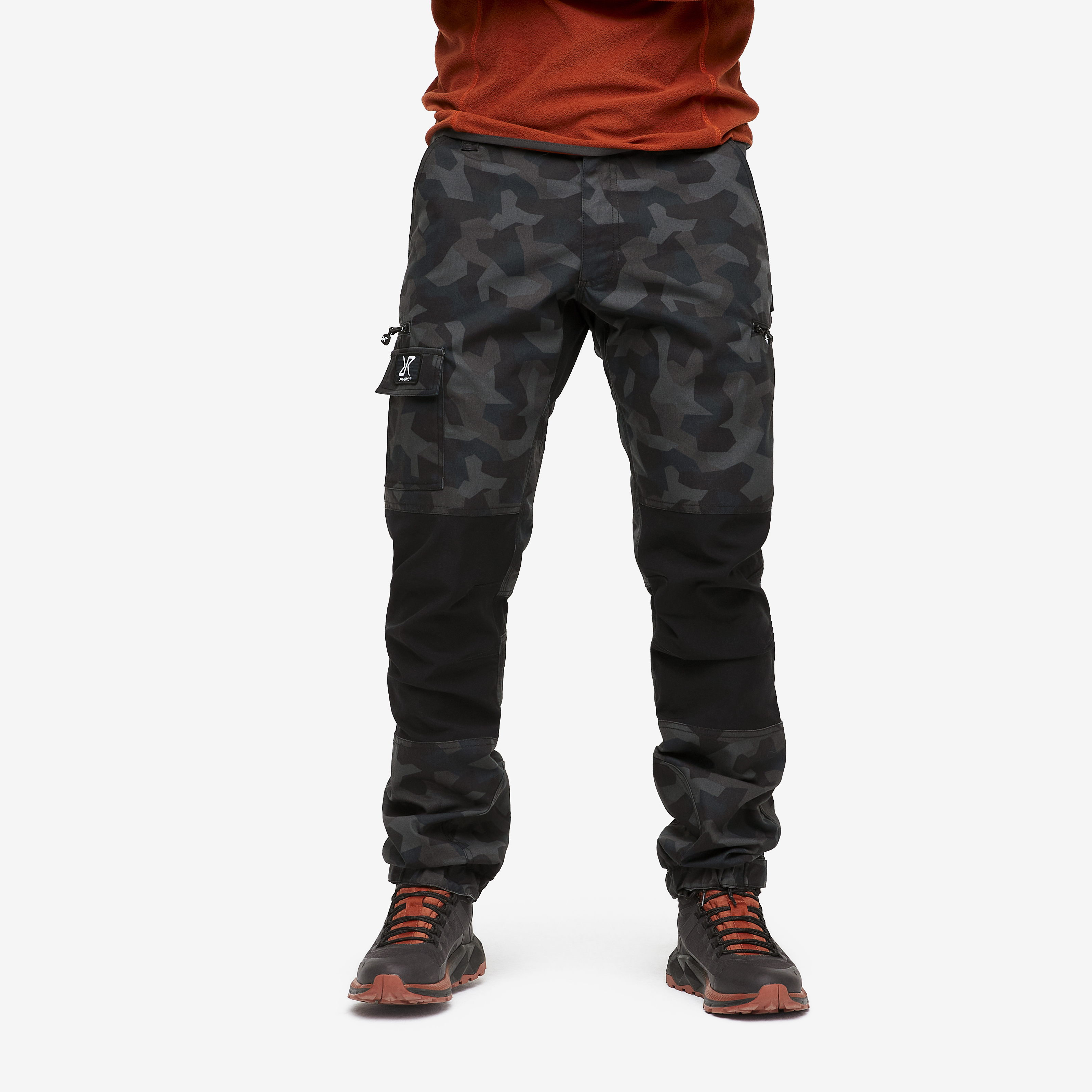 Nordwand Pants Anthracite Camo Miehet